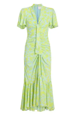 Graphic Floral Peeta Dress