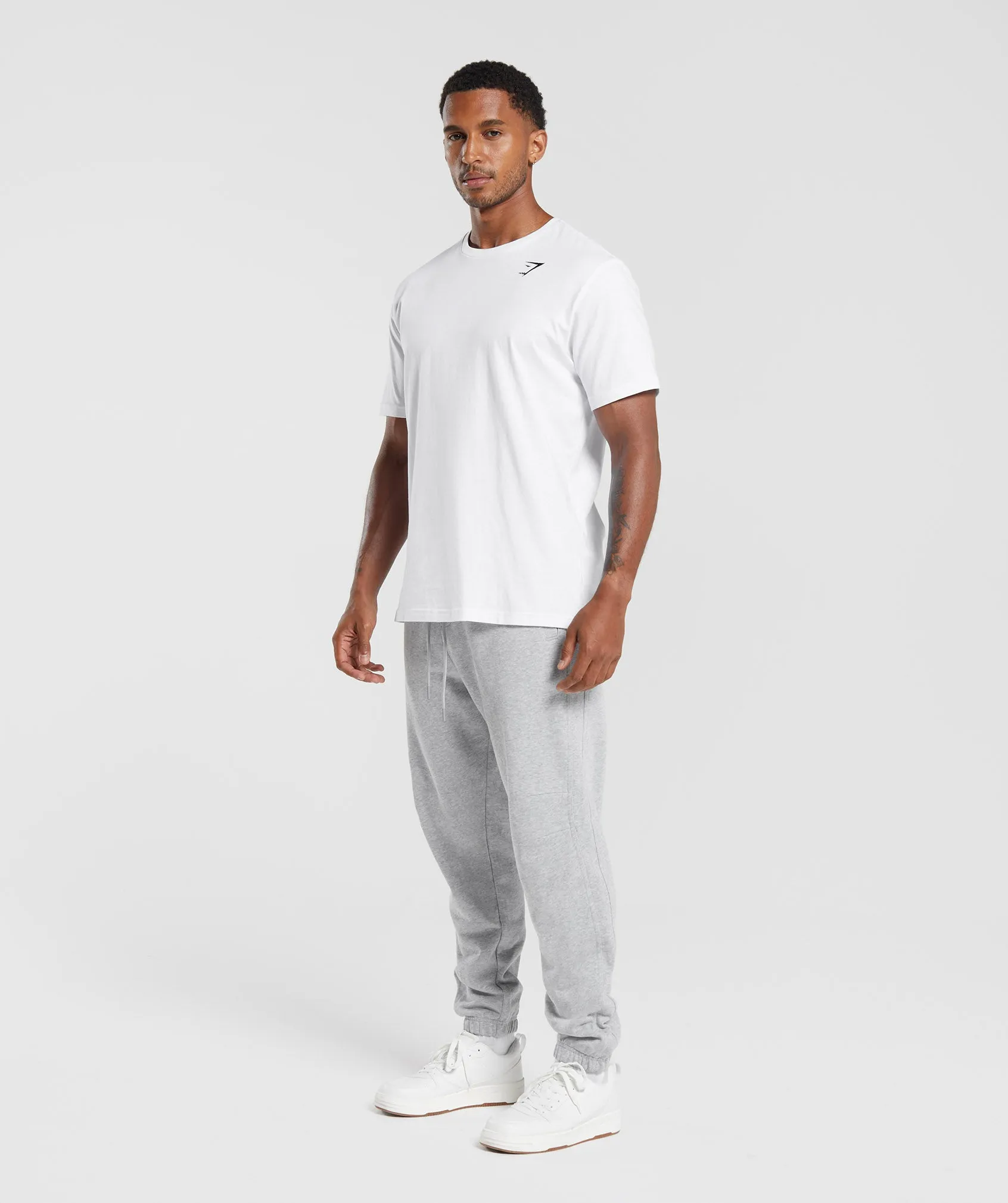 Gymshark Rest Day Essentials Joggers - Light Grey Core Marl