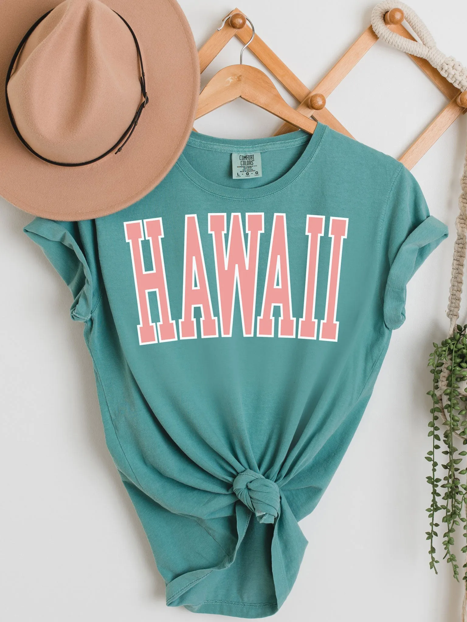 Hawaii Comfort Colors® Tshirt - Peach Ink