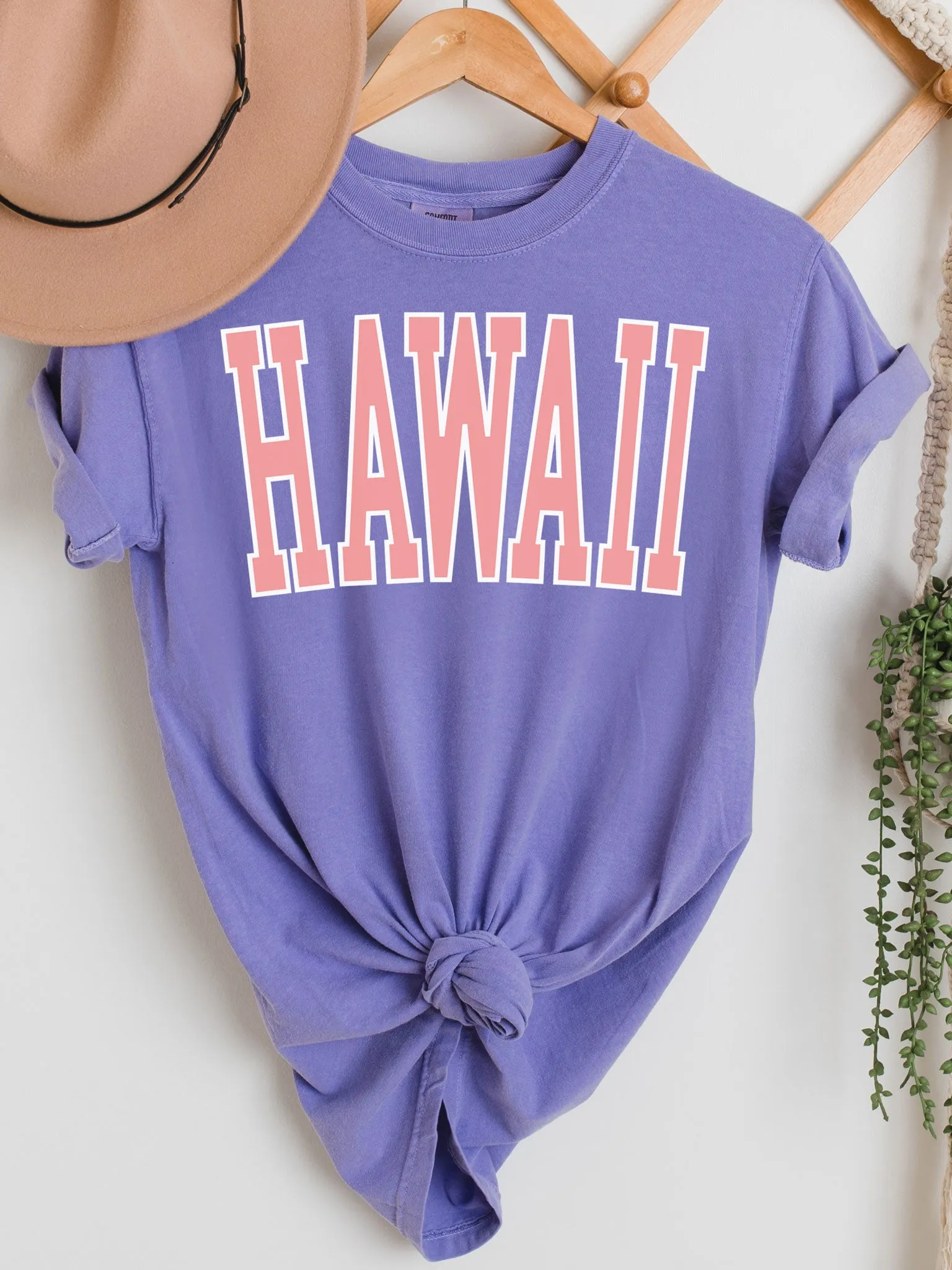 Hawaii Comfort Colors® Tshirt - Peach Ink