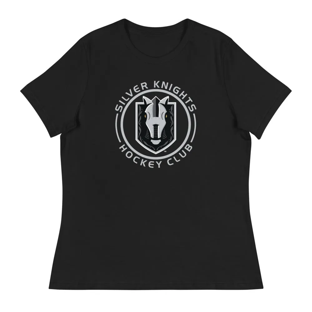 Henderson Silver Knights Women's Faceoff Relaxed T-Shirt