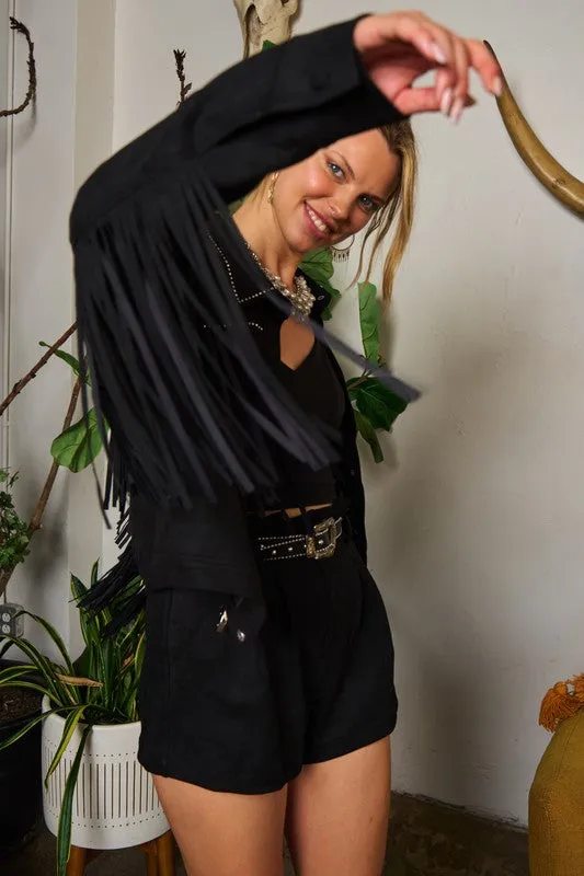 Jade By Jane Curvy Fringe Jacket (Multiple Colors) - BP