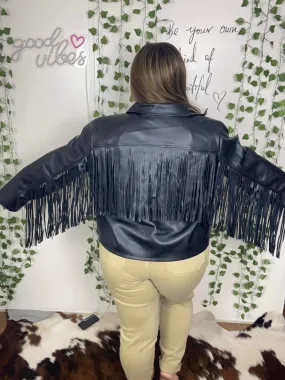 Jade By Jane Curvy Fringe Jacket (Multiple Colors) - BP