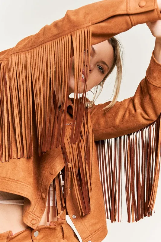 Jade By Jane Curvy Fringe Jacket (Multiple Colors) - BP