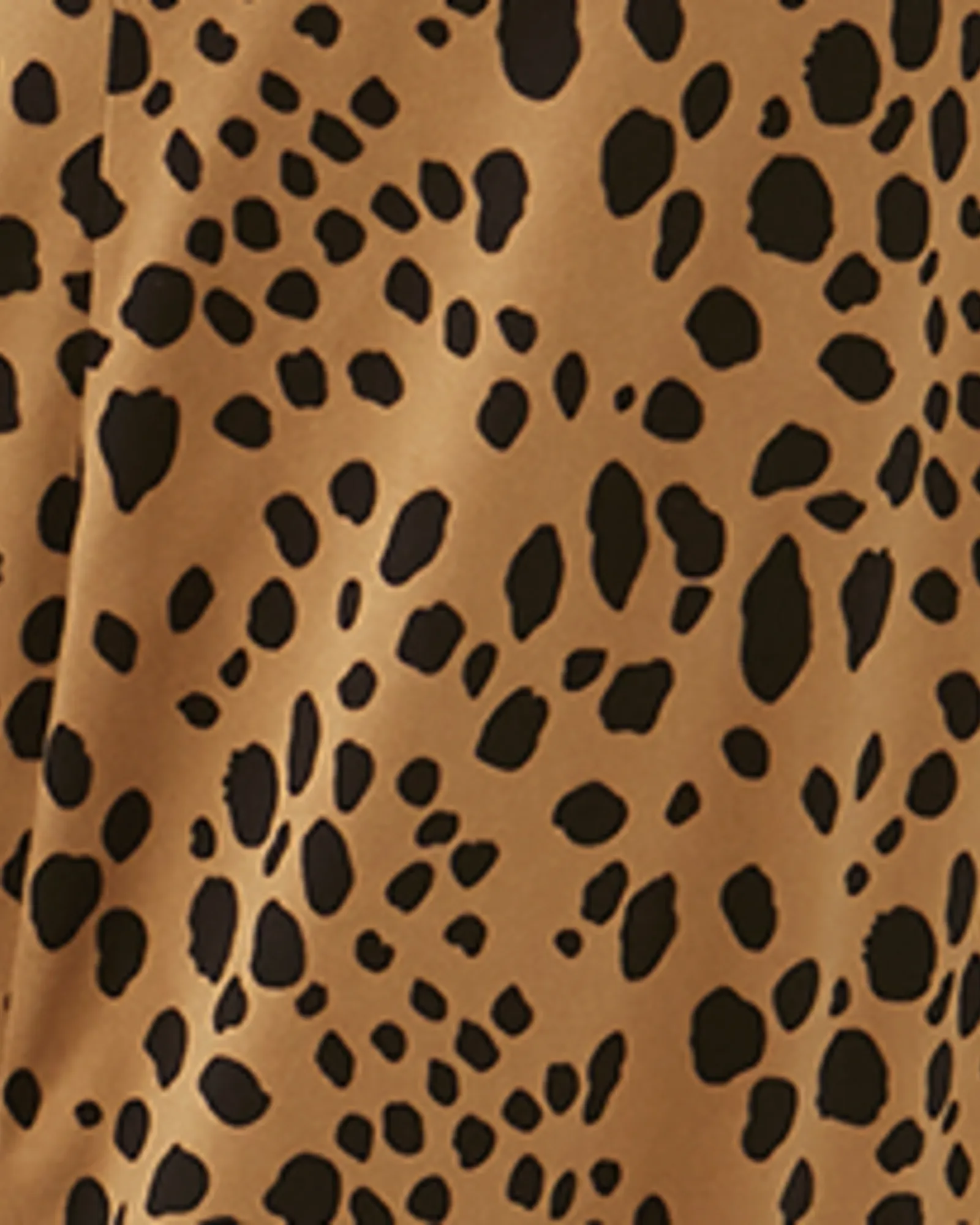 Javanna Midi Flow Skirt | Tan / Black