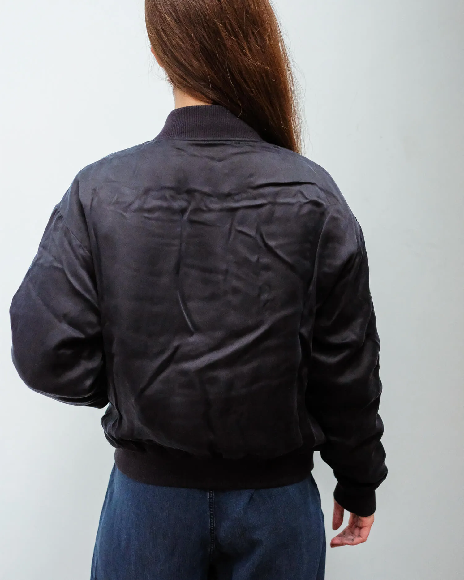 JB Marlo reversible bomber in navy
