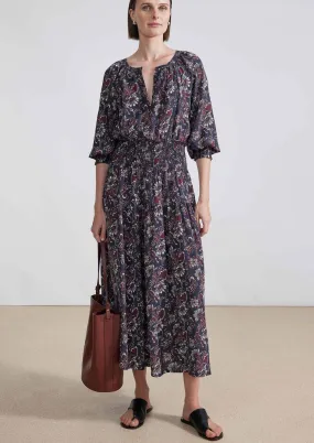 La Ventura Maxi Dress, Dutch Floral Dark