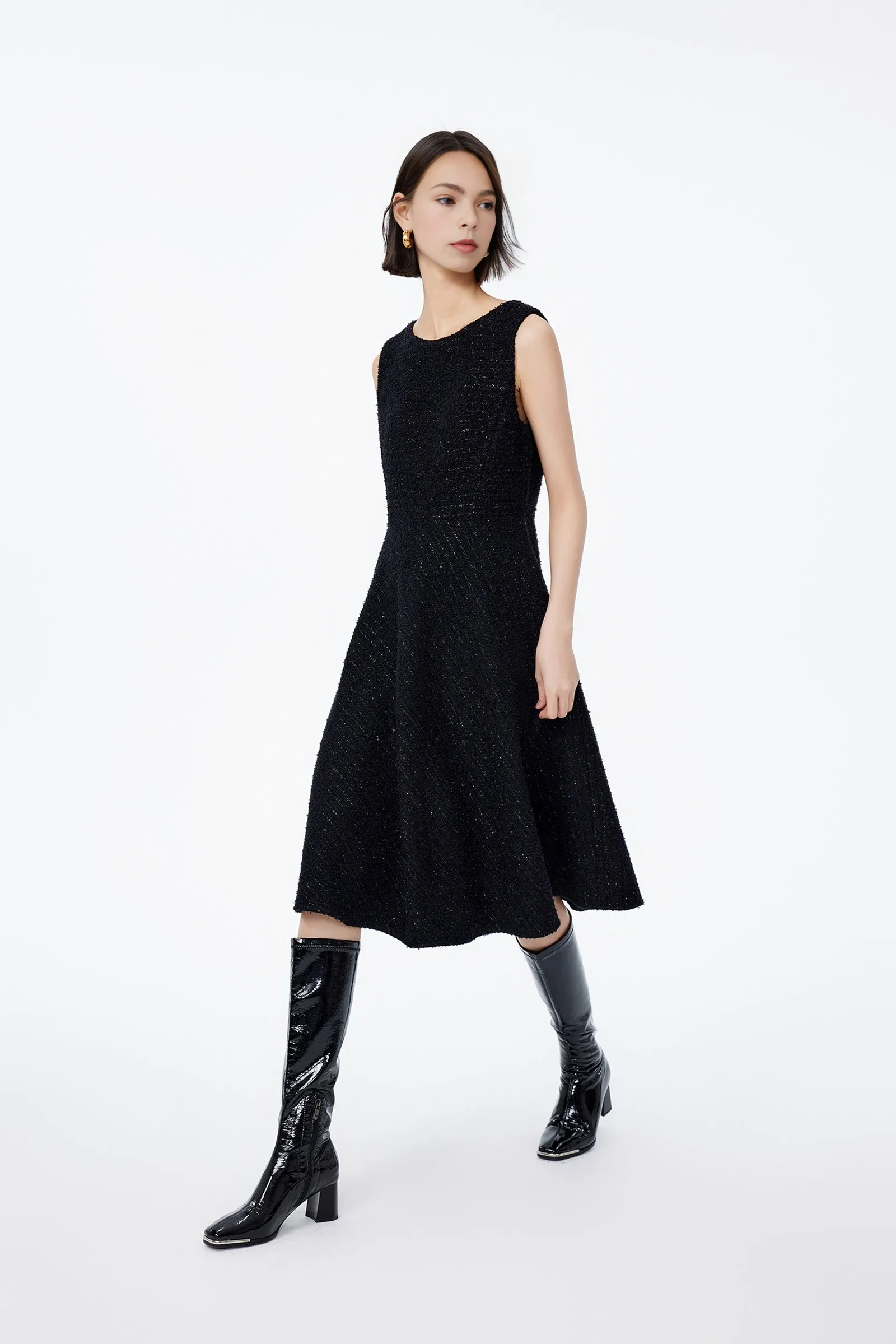 LILY Chanel-Inspired Sleeveless Dress