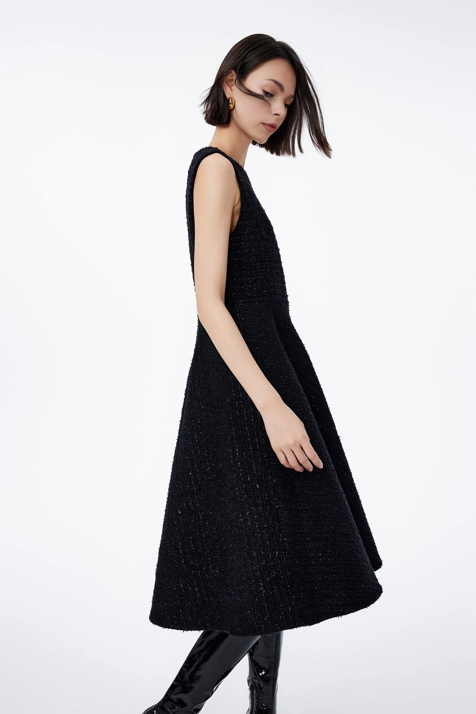 LILY Chanel-Inspired Sleeveless Dress