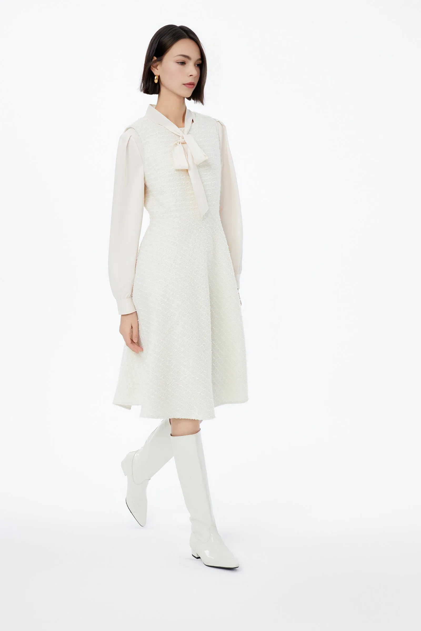 LILY Chanel-Inspired Sleeveless Dress