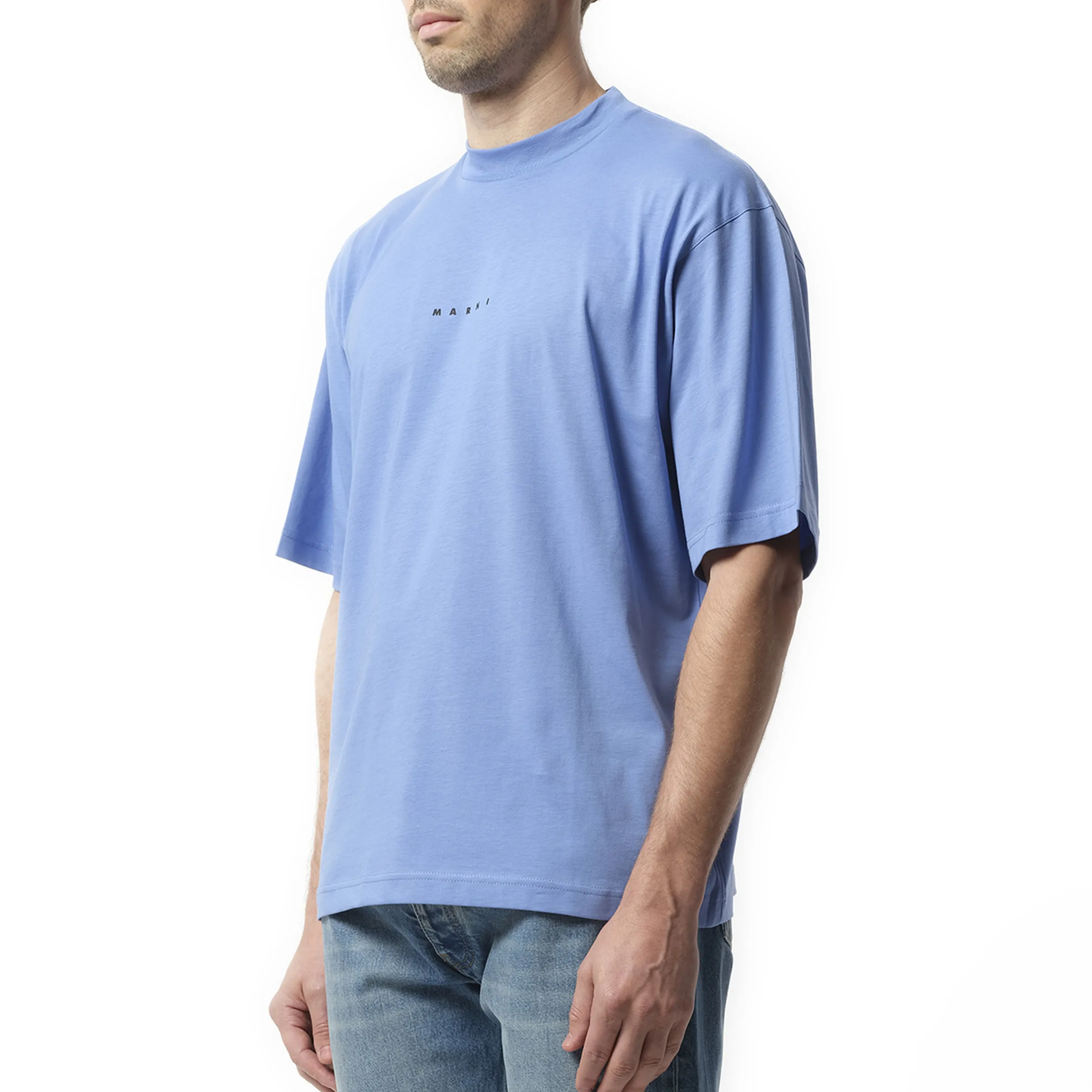 Logo T-Shirt in Blue Lilac