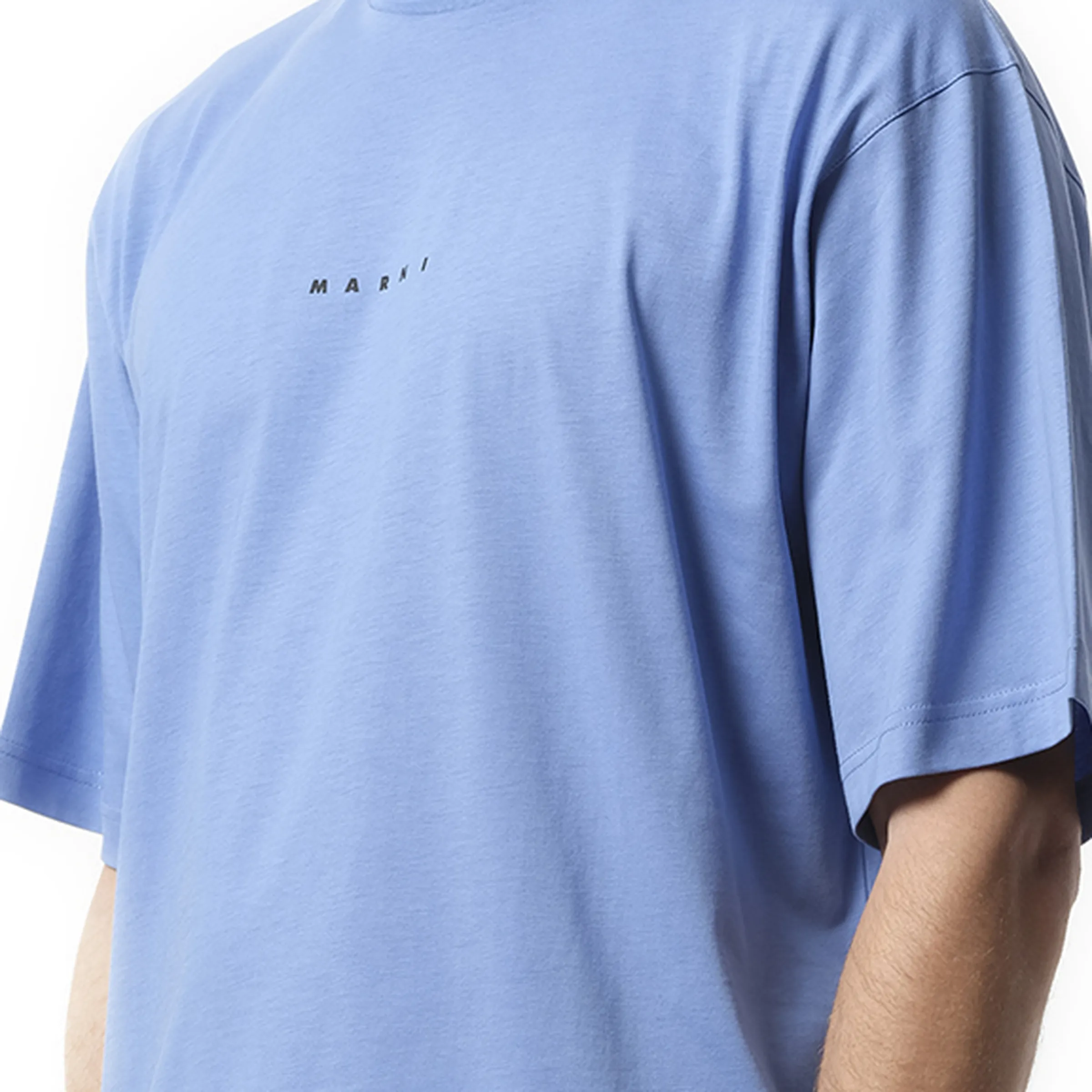 Logo T-Shirt in Blue Lilac