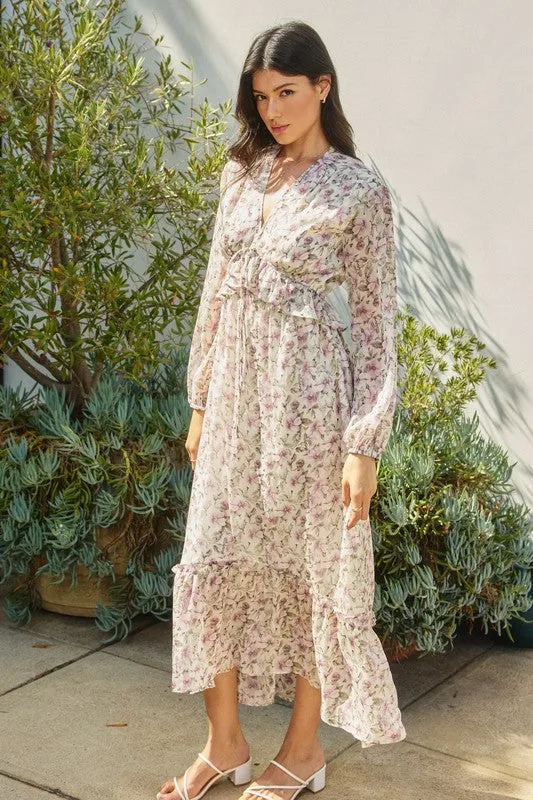 Lovely Ruffled Maxi Dress