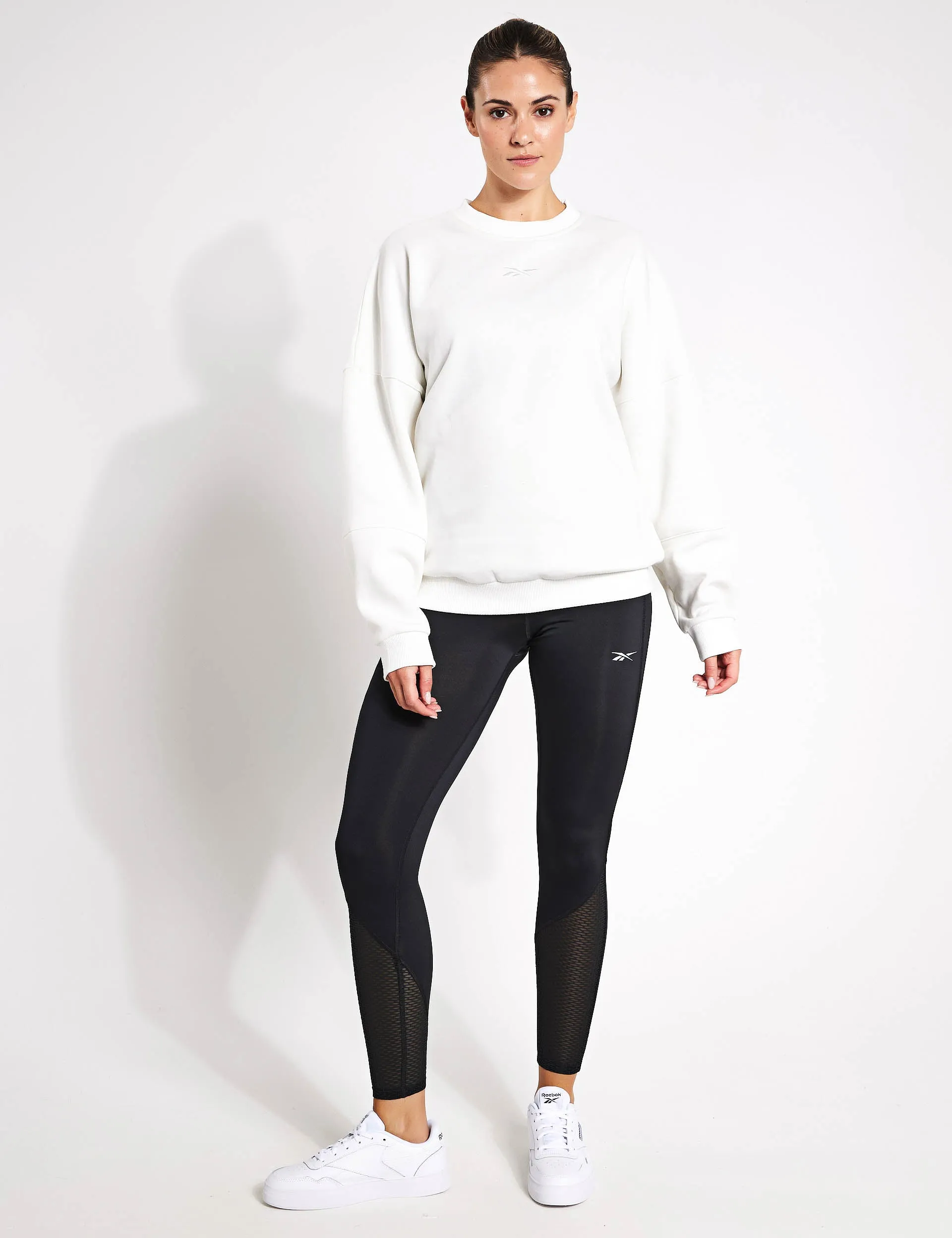 Lux Oversized Crew - Chalk