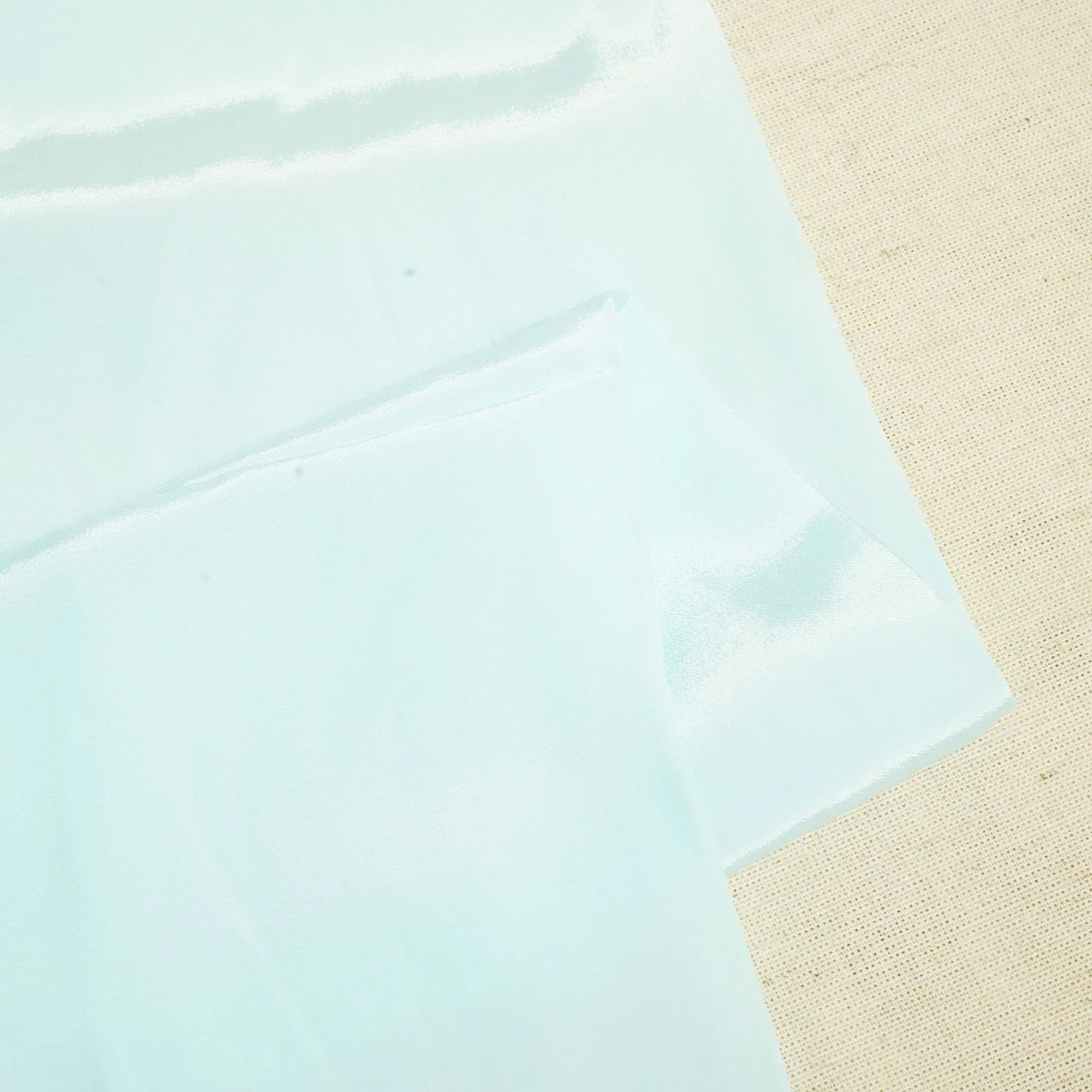 Mint Green Solid Natural Crepe Fabric 01001 GT-19717