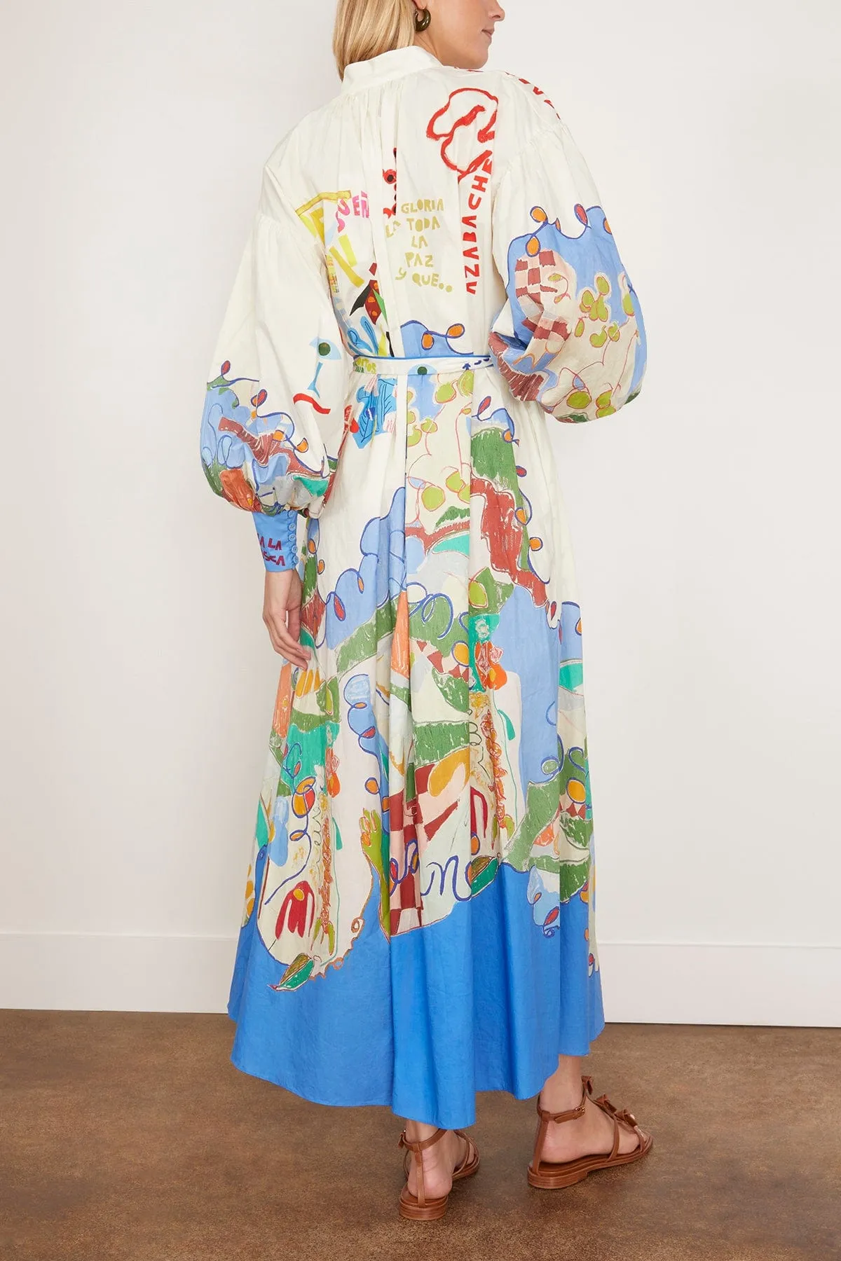 Nadia Shirtdress in Multi