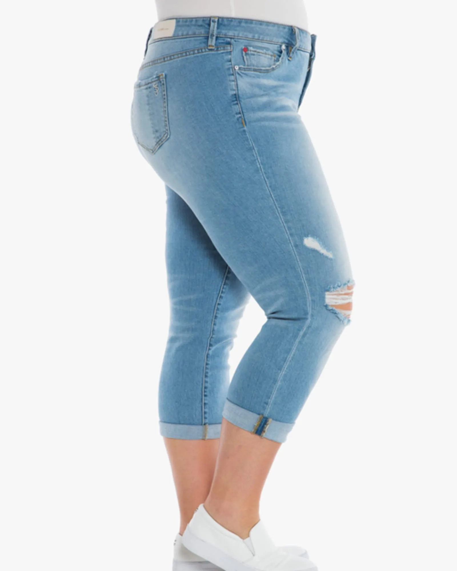 Naomi Distressed Boyfriend Jean | THEA