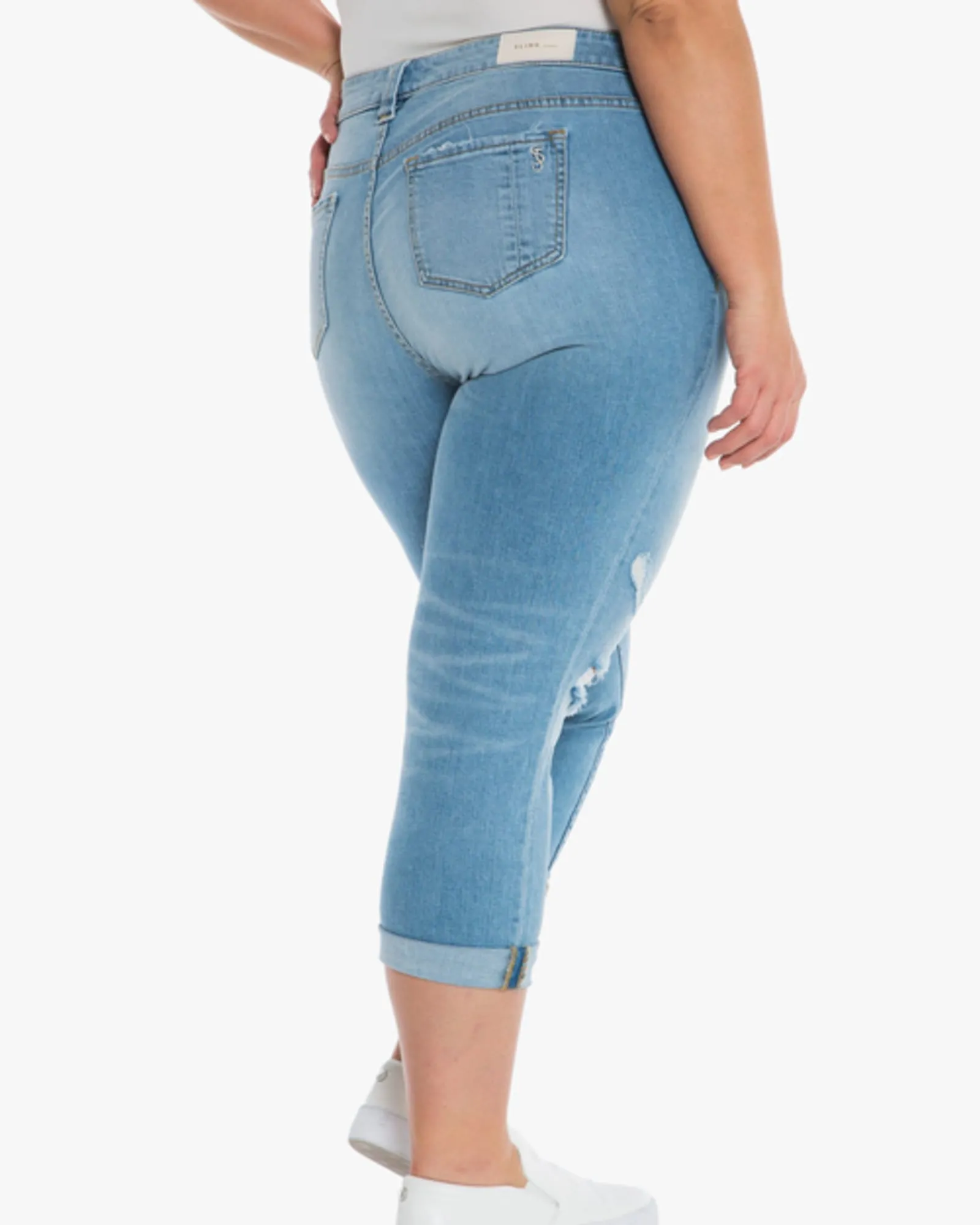 Naomi Distressed Boyfriend Jean | THEA