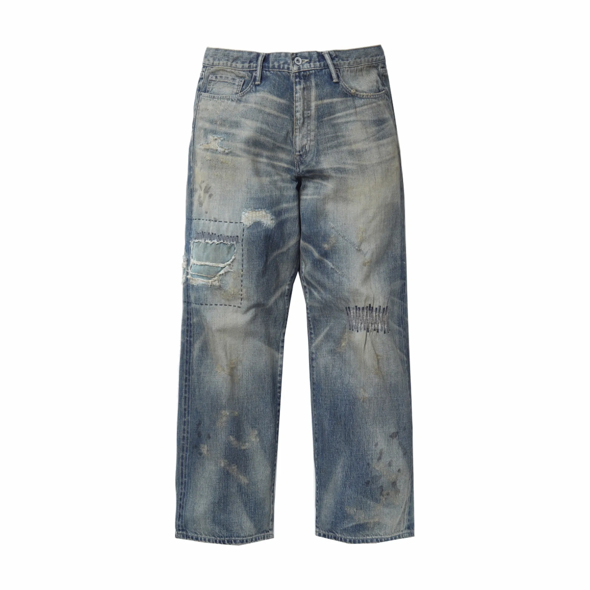 Neighborhood Savage Denim DP Wide Pants (Indigo)