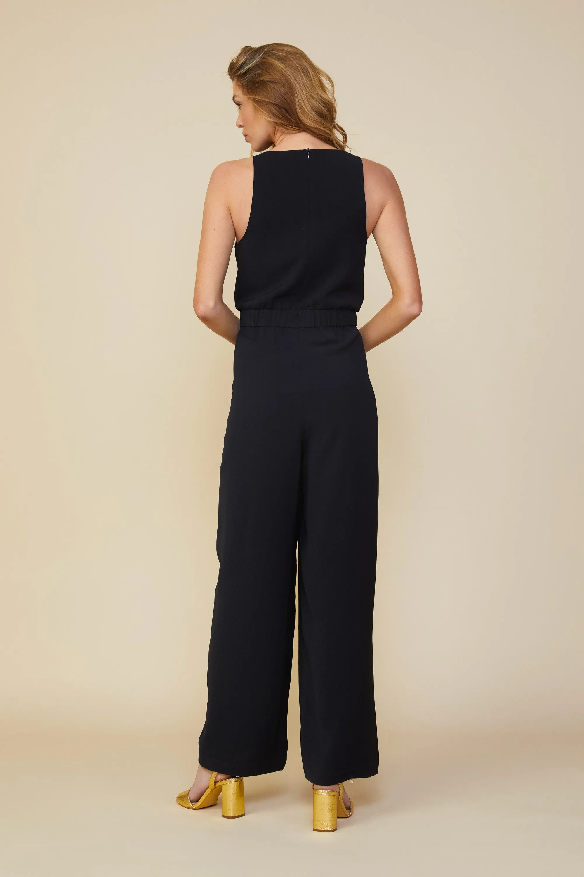 Night Sky Cowl Neck Jumpsuit