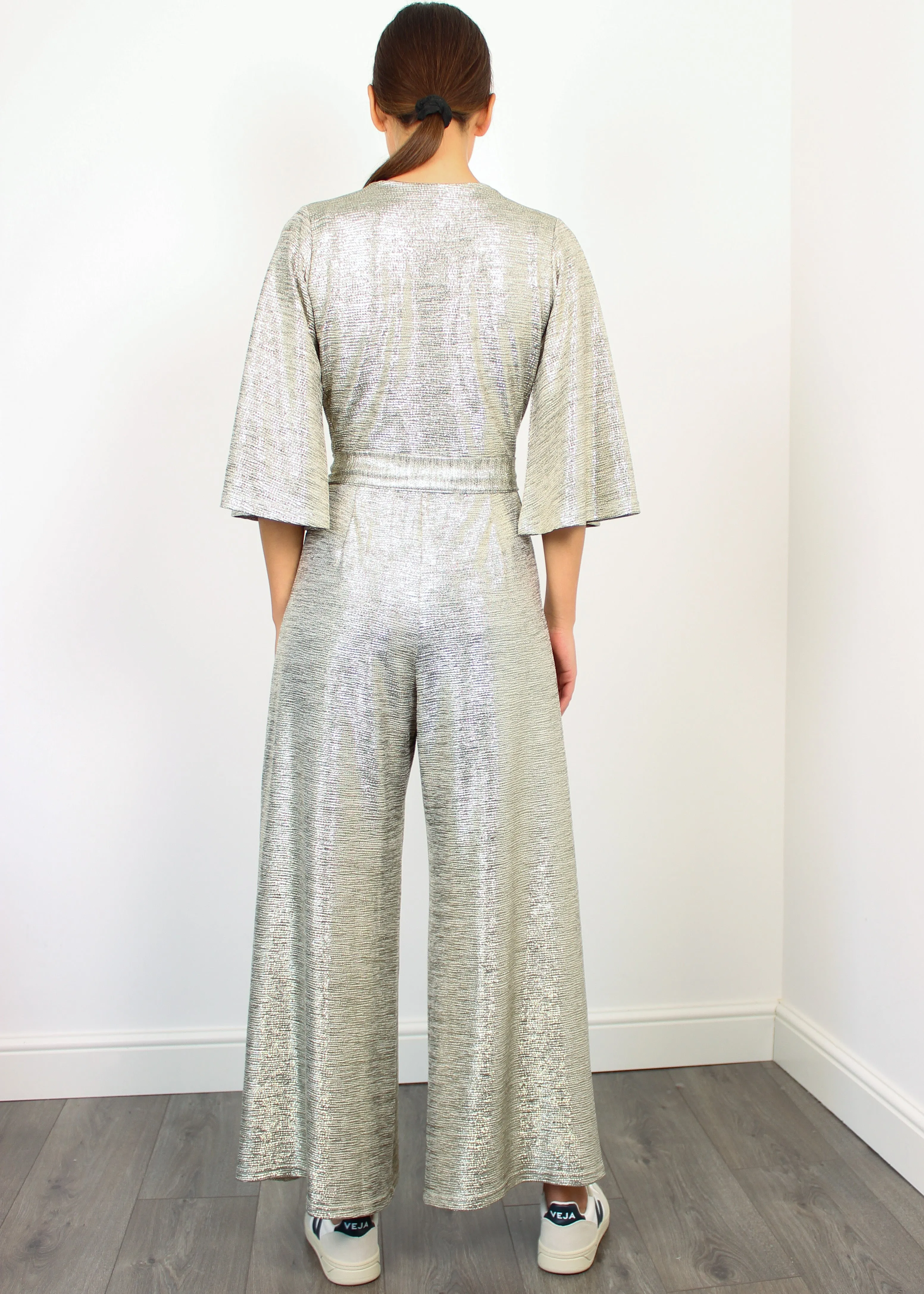 Onjenu Laurie Jumpsuit in Metallic Print