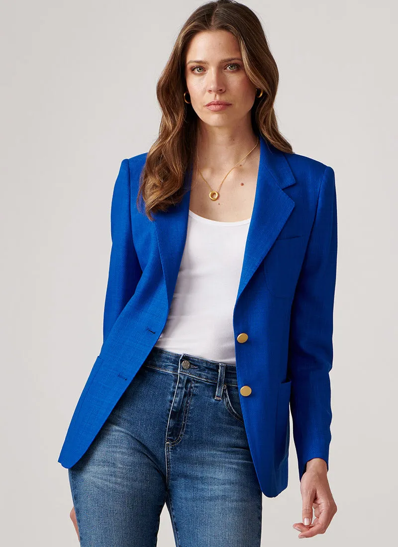 Parigi Single-Breasted Patch Pocket Blazer