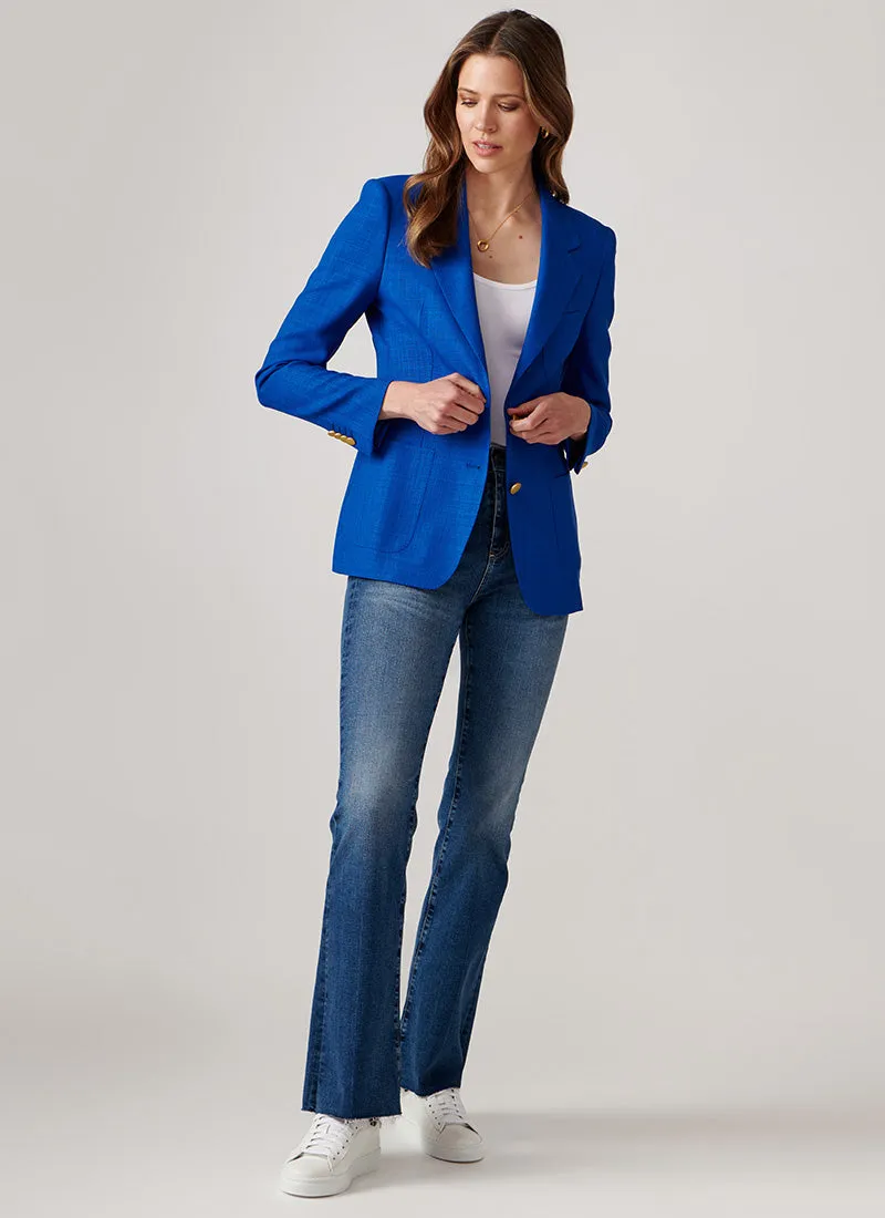 Parigi Single-Breasted Patch Pocket Blazer