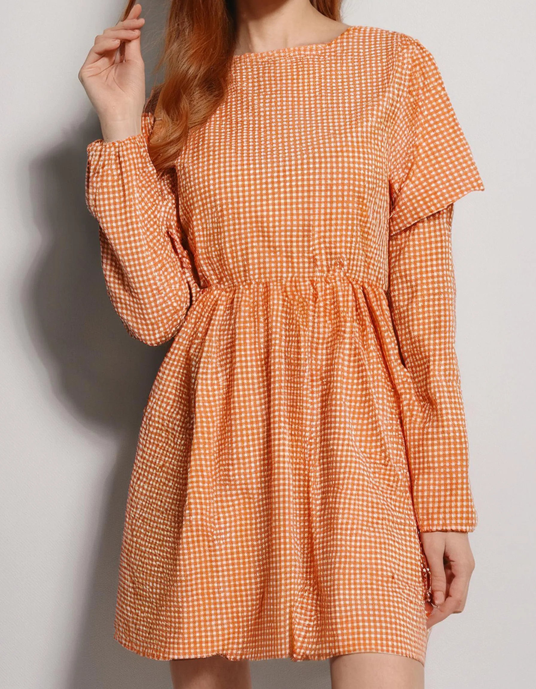 Peach Blossom Mini Dress