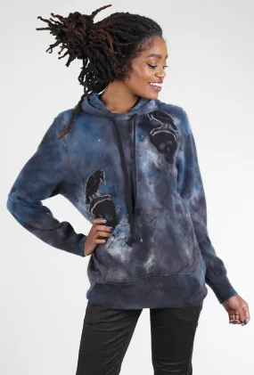Poe Cashmere Hoodie, Smoke