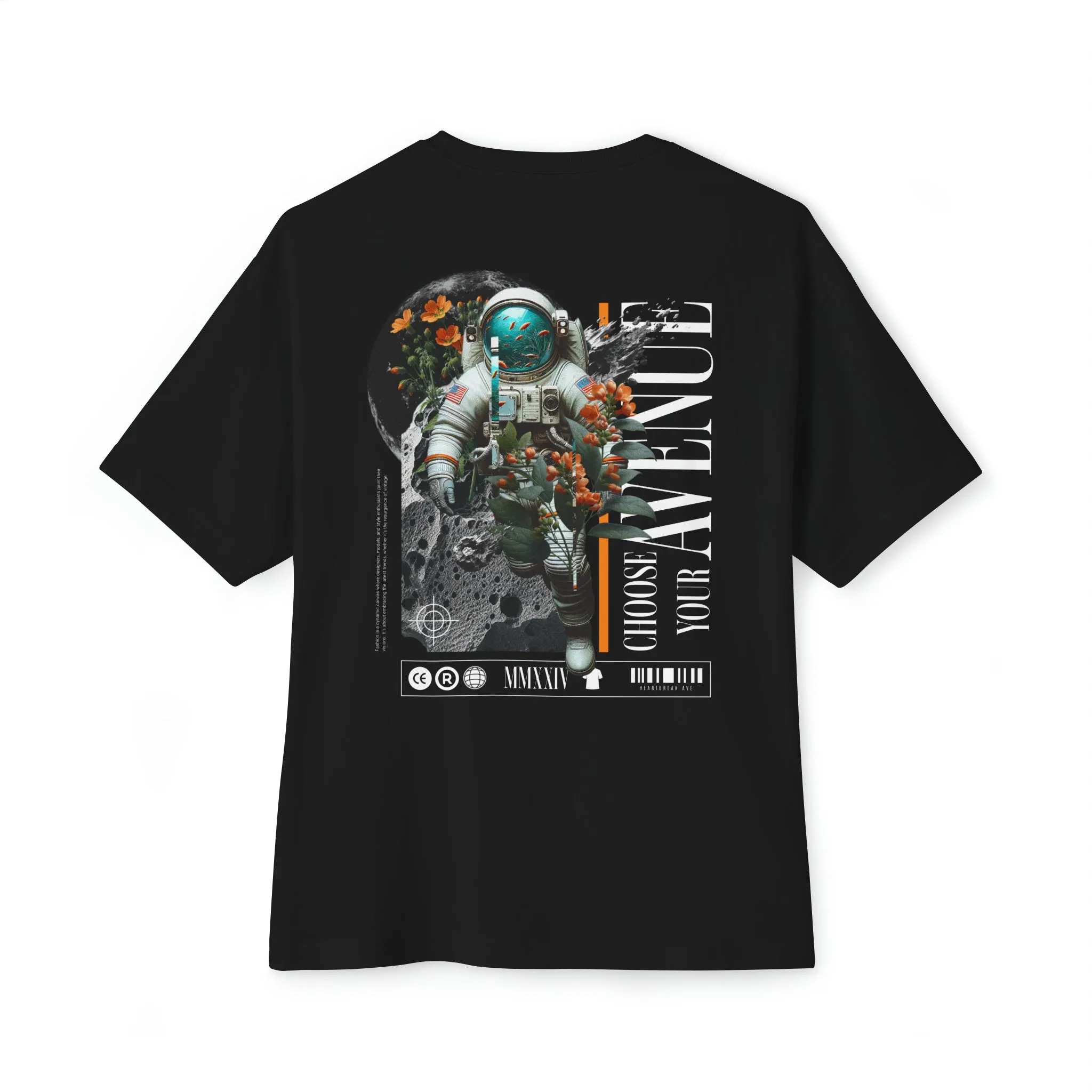 "Find your Space" Unisex Oversized Boxy Tee