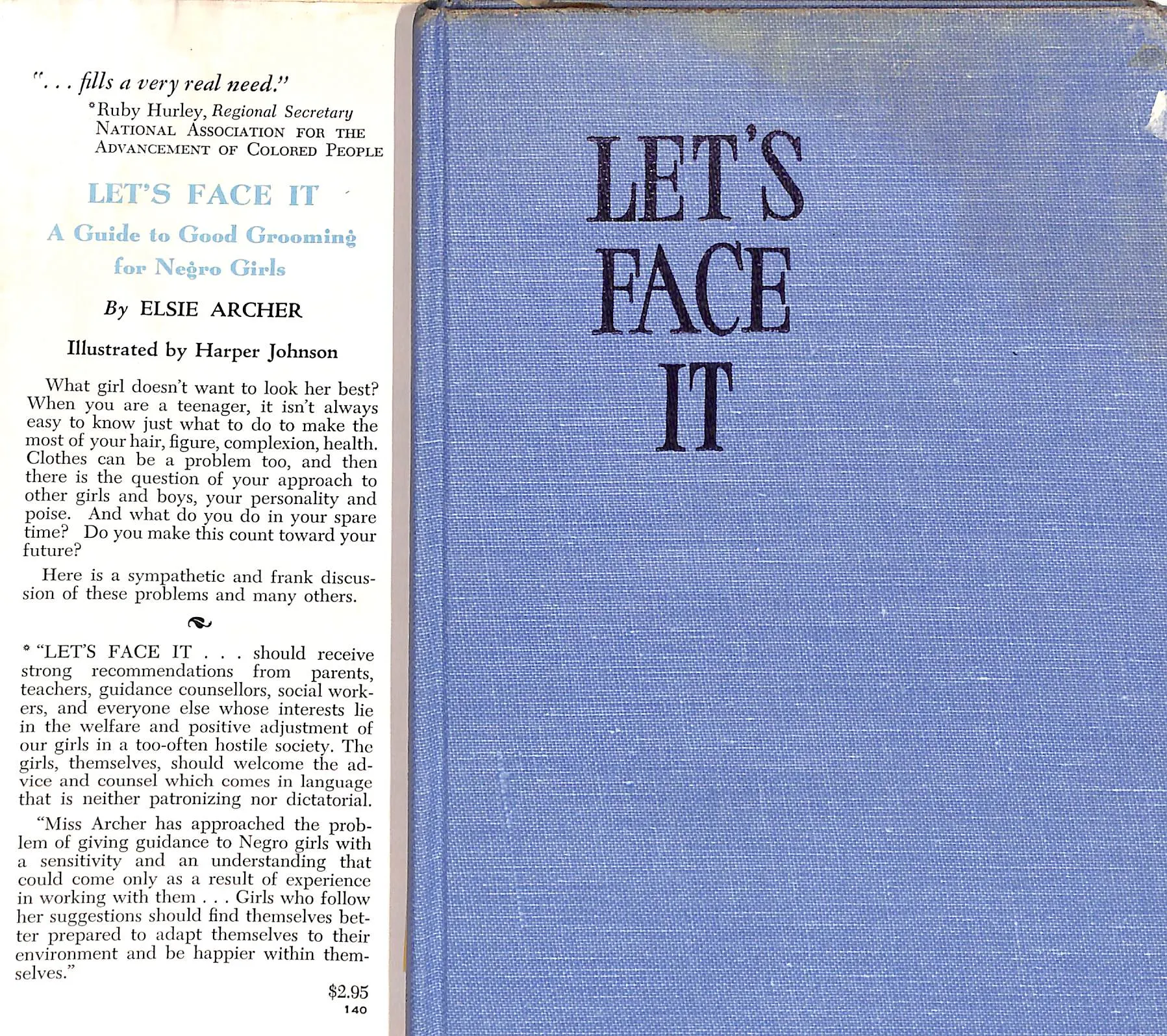 "Let's Face It: A Guide To Good Grooming For Negro Girls" 1959 ARCHER, Elsie