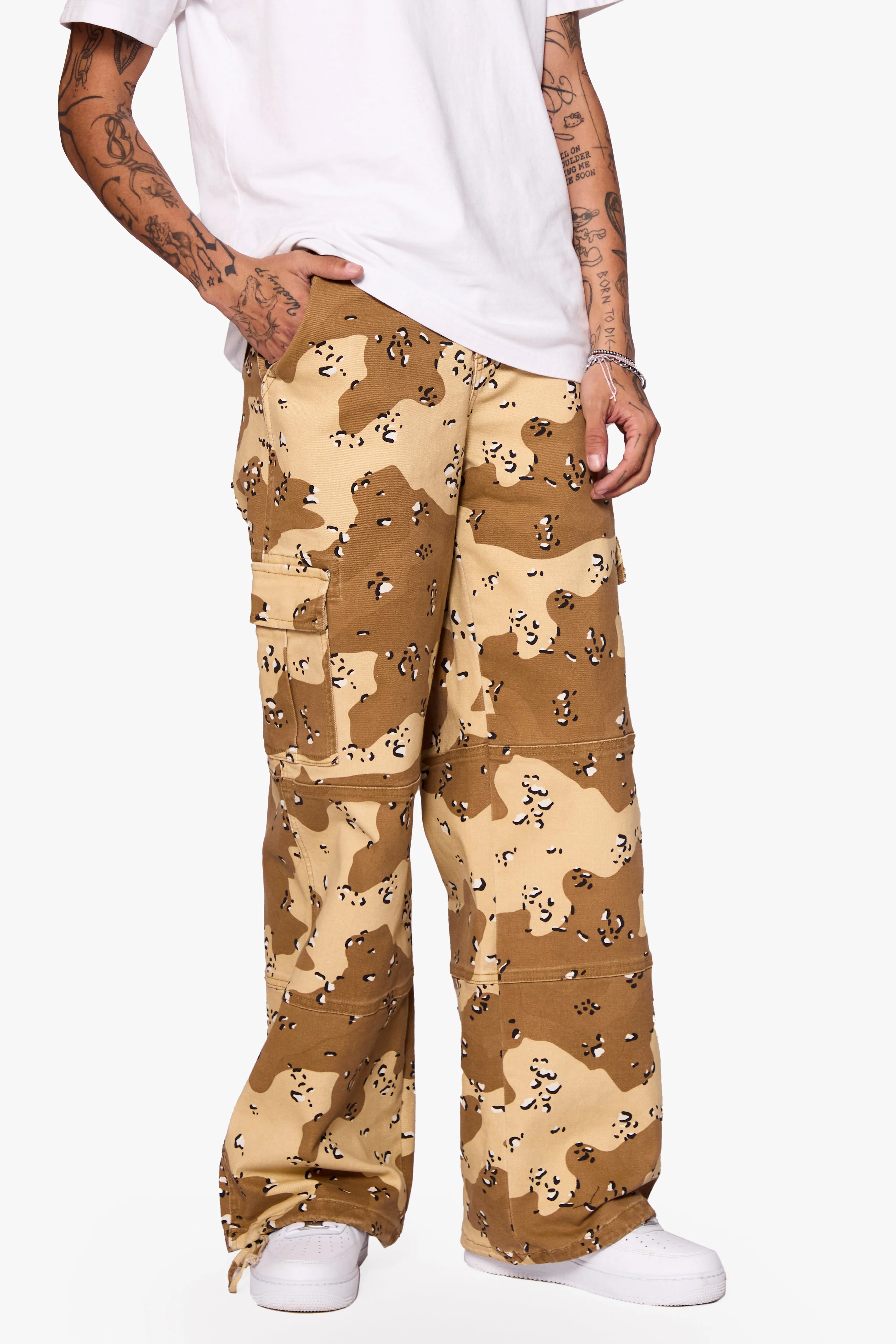 "SAFARI" DESERT STORM BAGGY DENIM JEAN