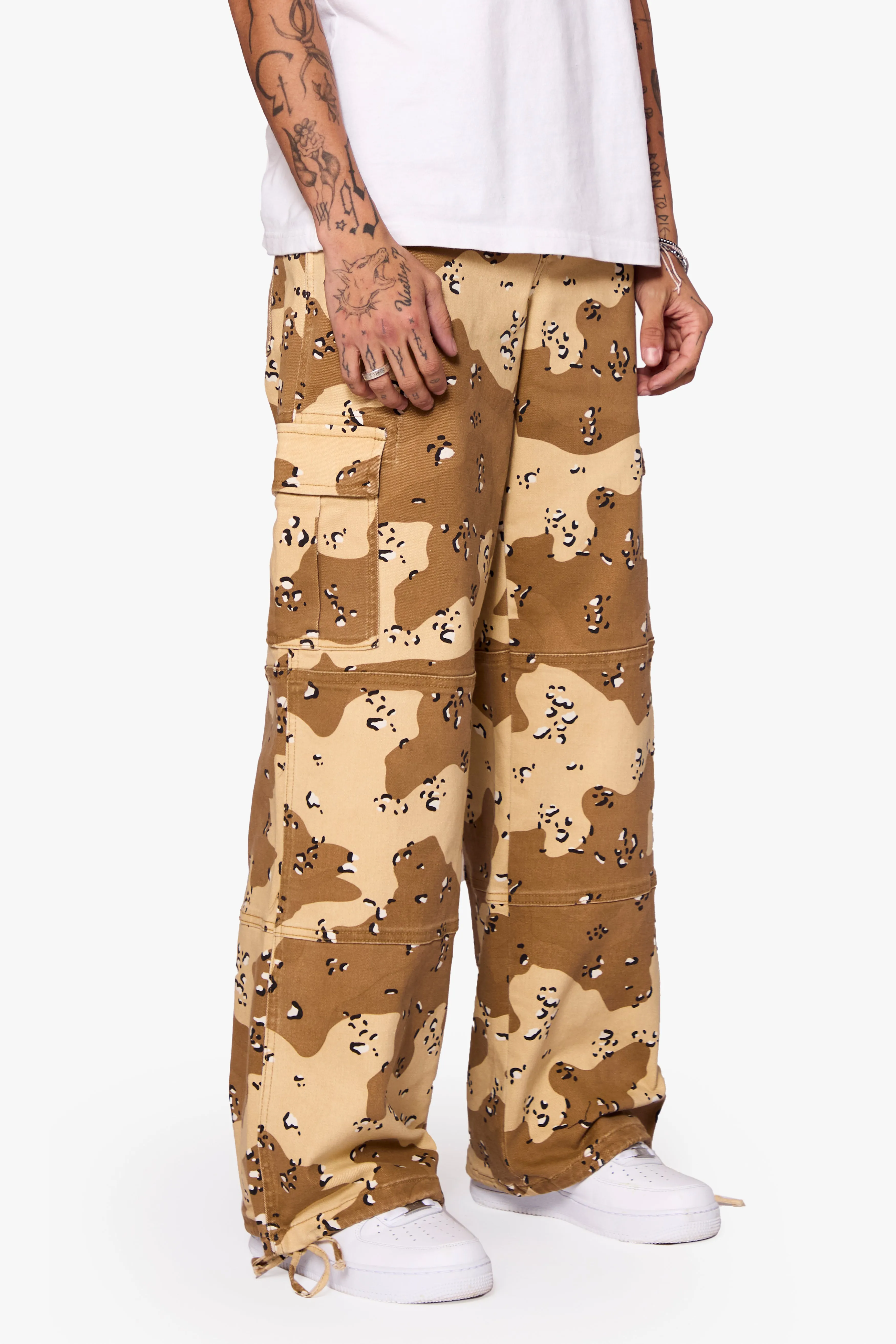 "SAFARI" DESERT STORM BAGGY DENIM JEAN