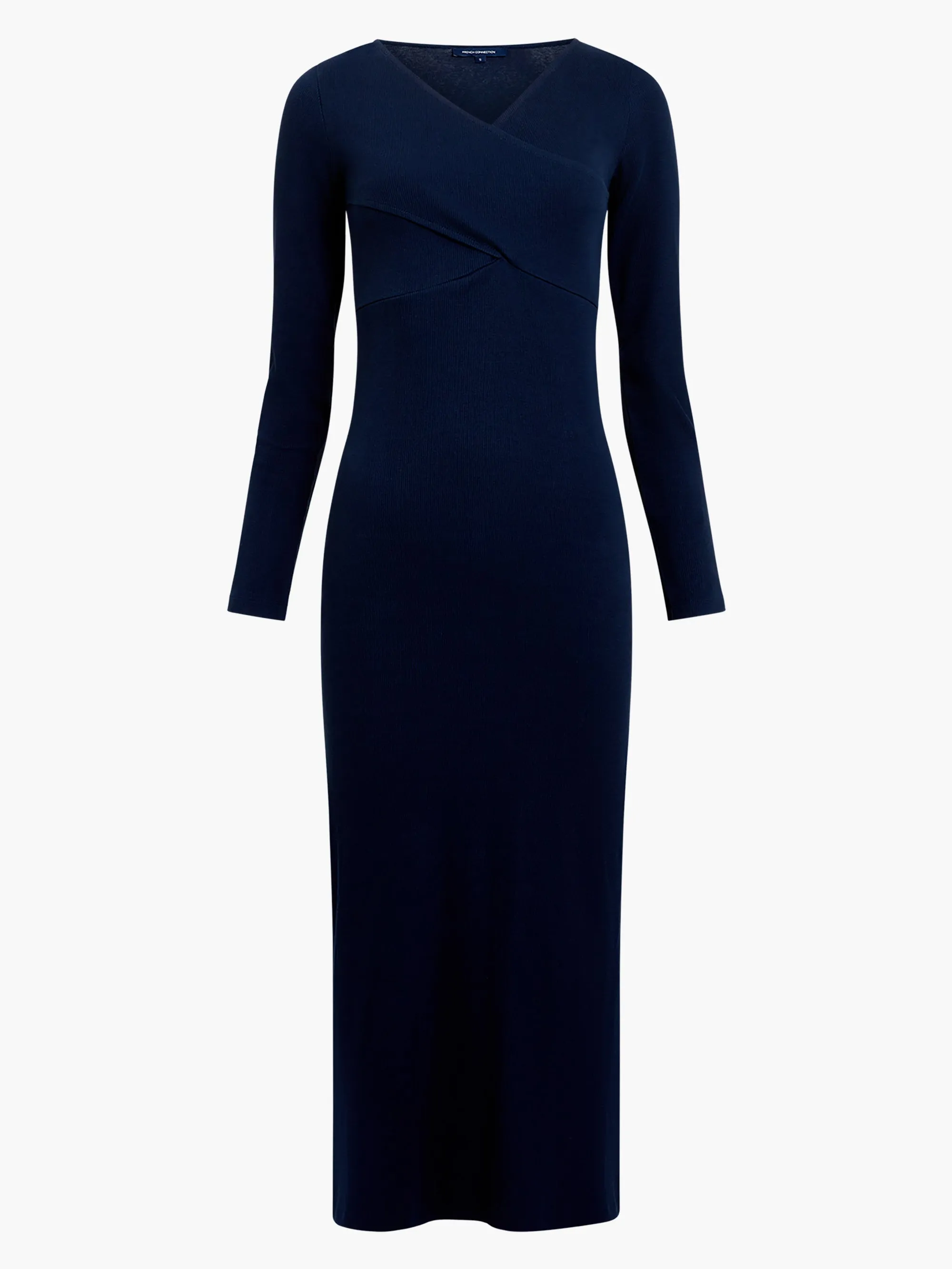 Rassia Rib Crossover Dress