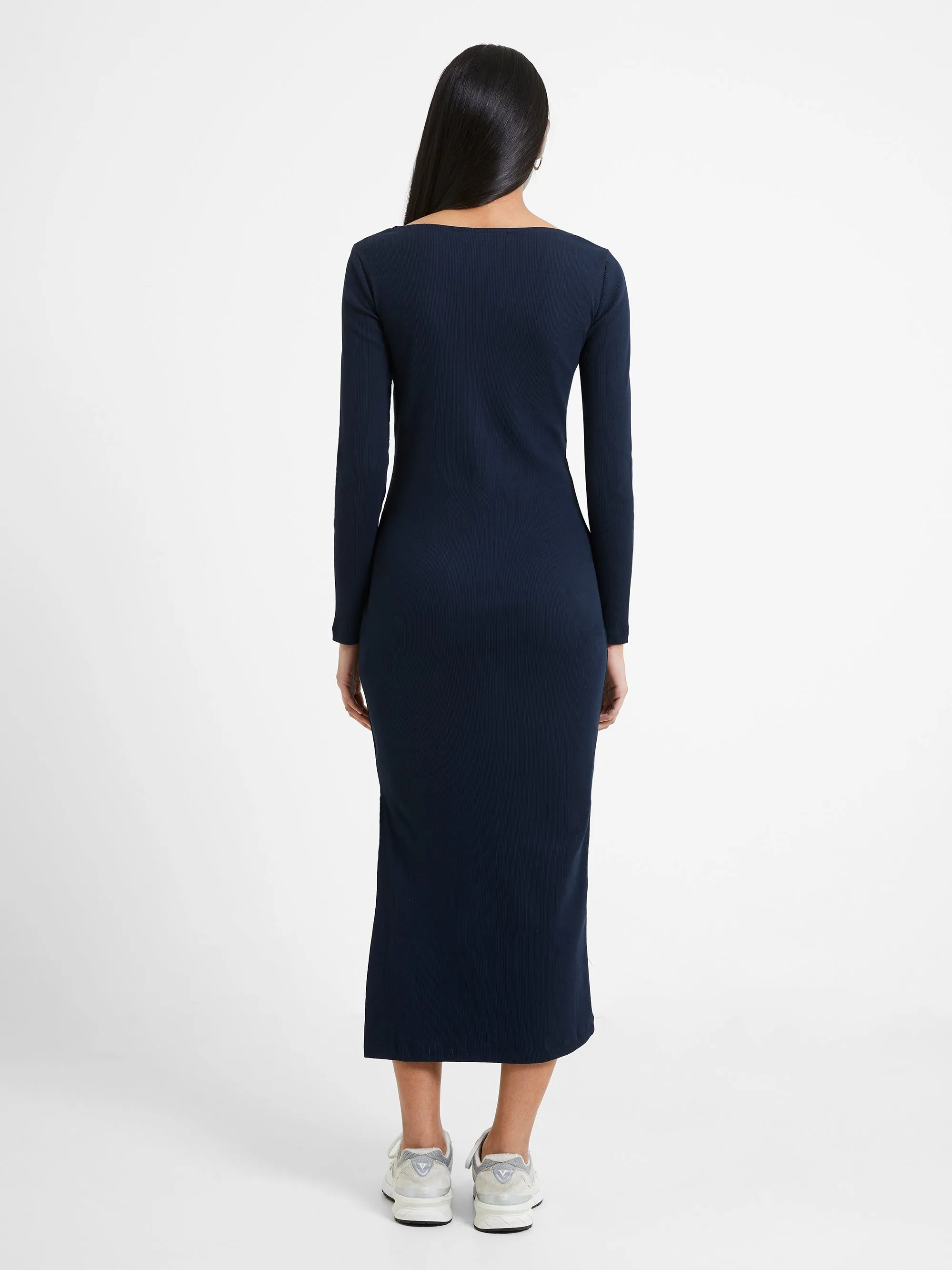 Rassia Rib Crossover Dress