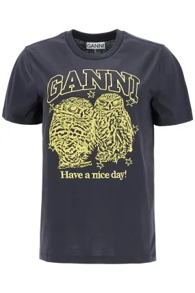 relaxed fit t-shirt with printed T4059 PHANTOM