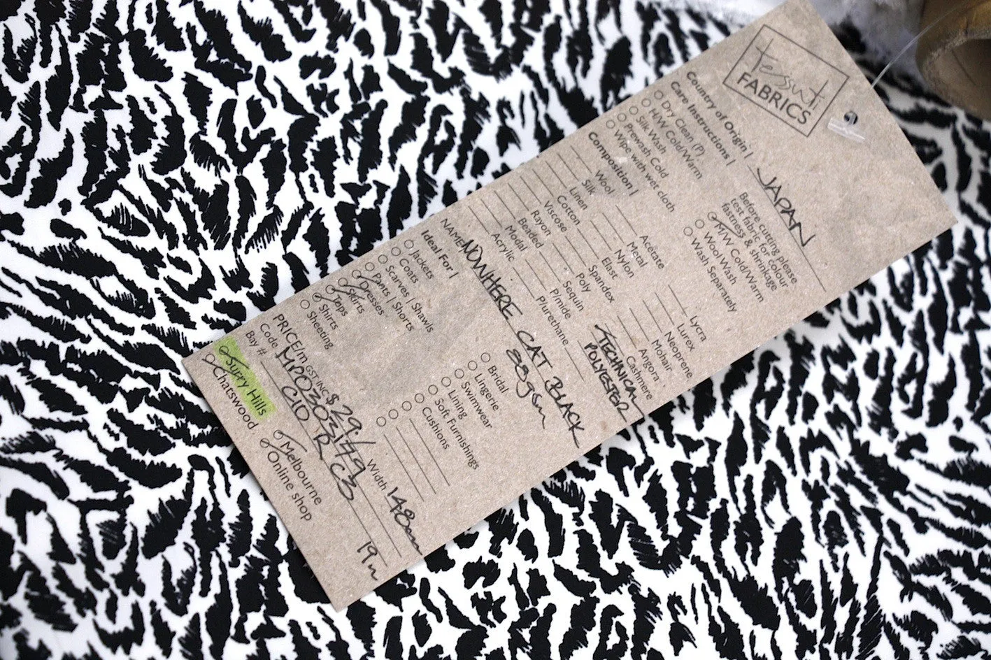 Remnant of Nowhere Cat Black Technical Polyester