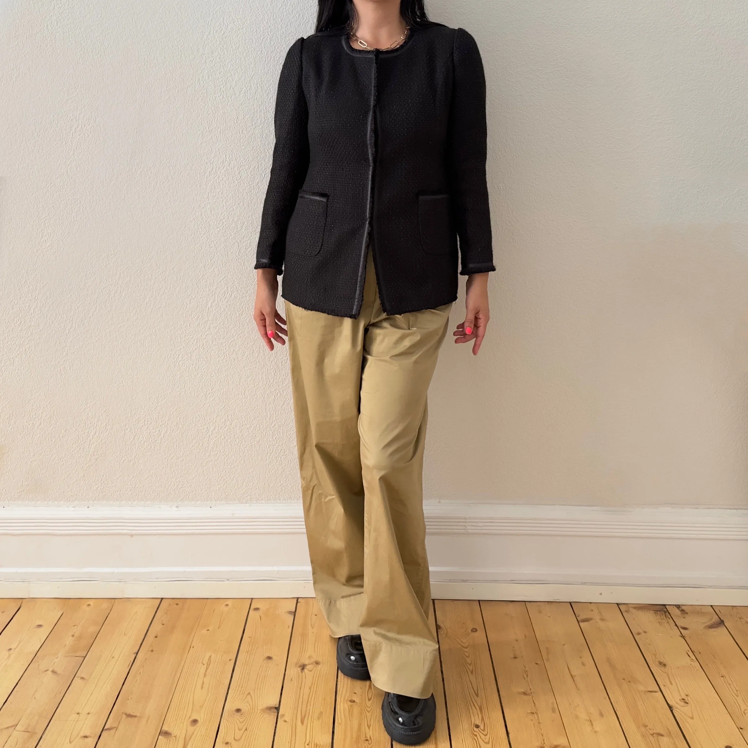 Silk Blend Bouclé Jacket
