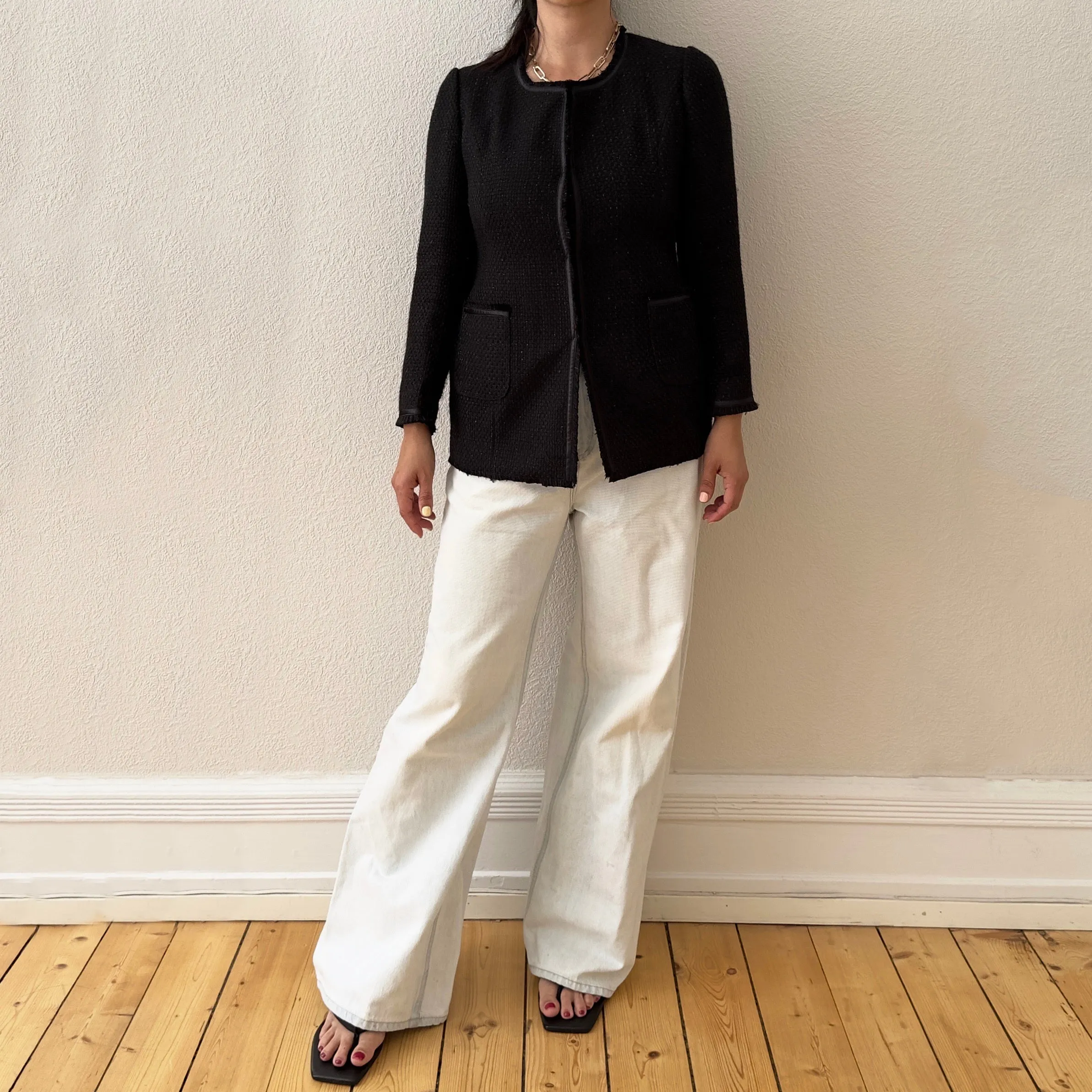 Silk Blend Bouclé Jacket