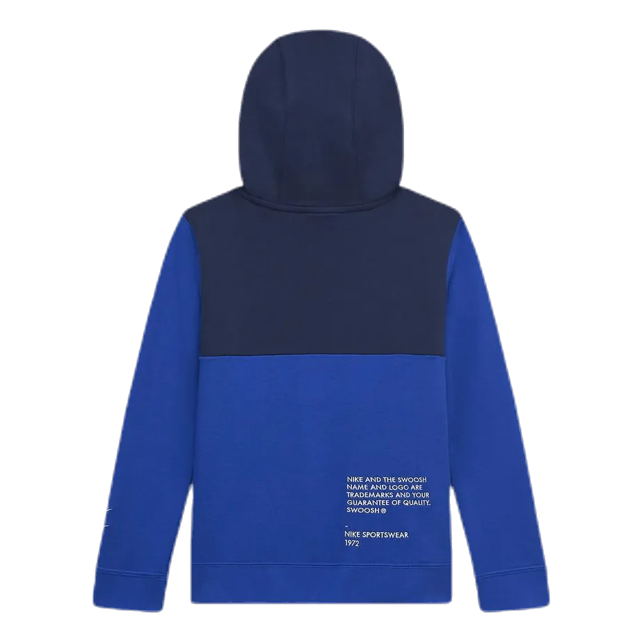 Swoosh Hoodie Junior Blue