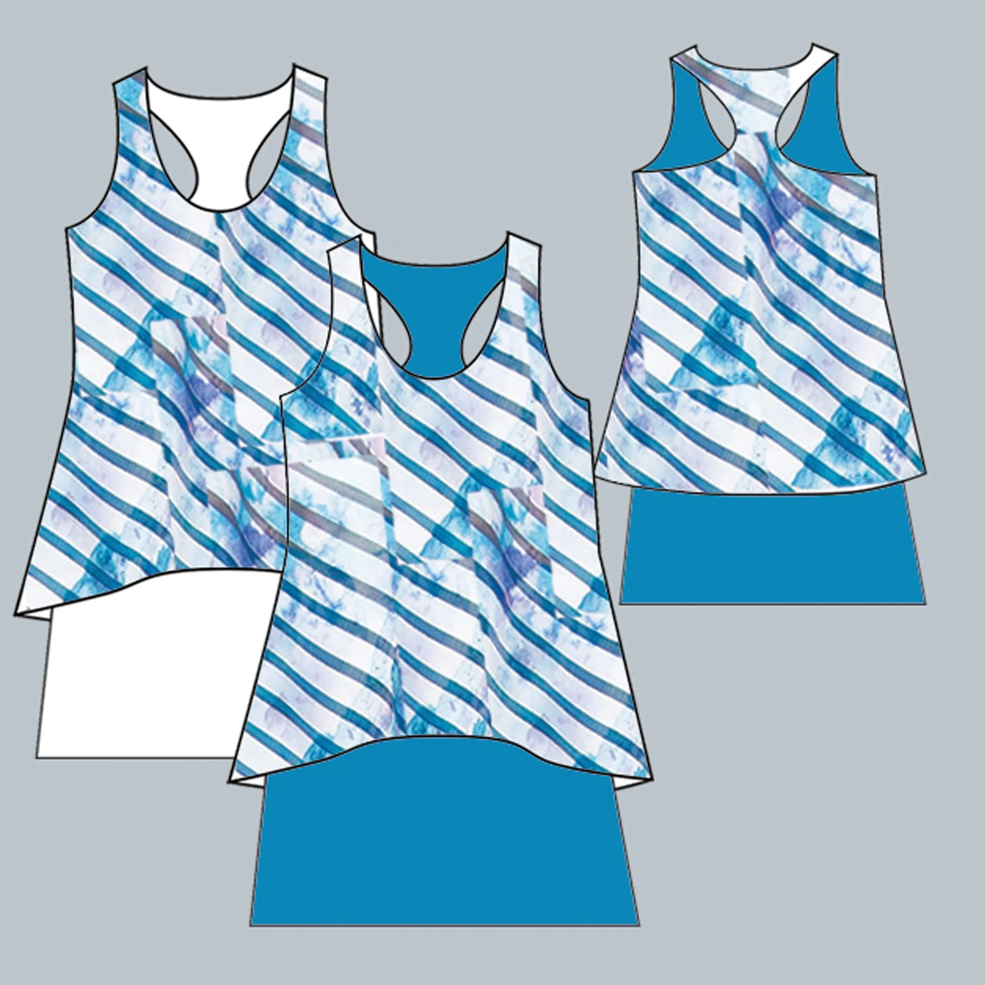 Trista Tennis Dress (teal)