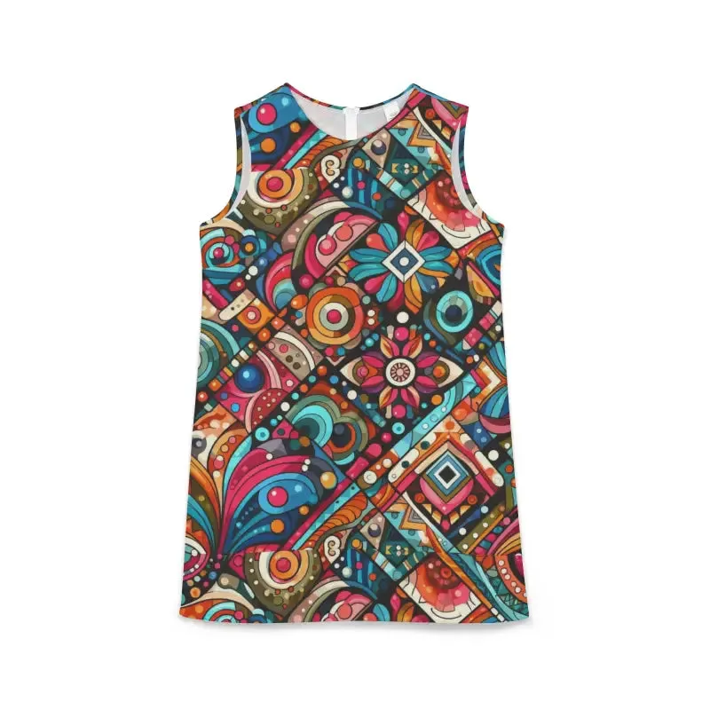 Turn Heads Chic Geometric Sleeveless Dress