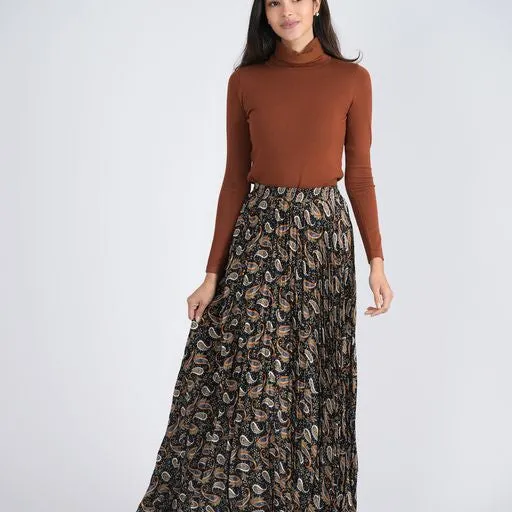Viva Chiffon Accordion Pleated Skirt