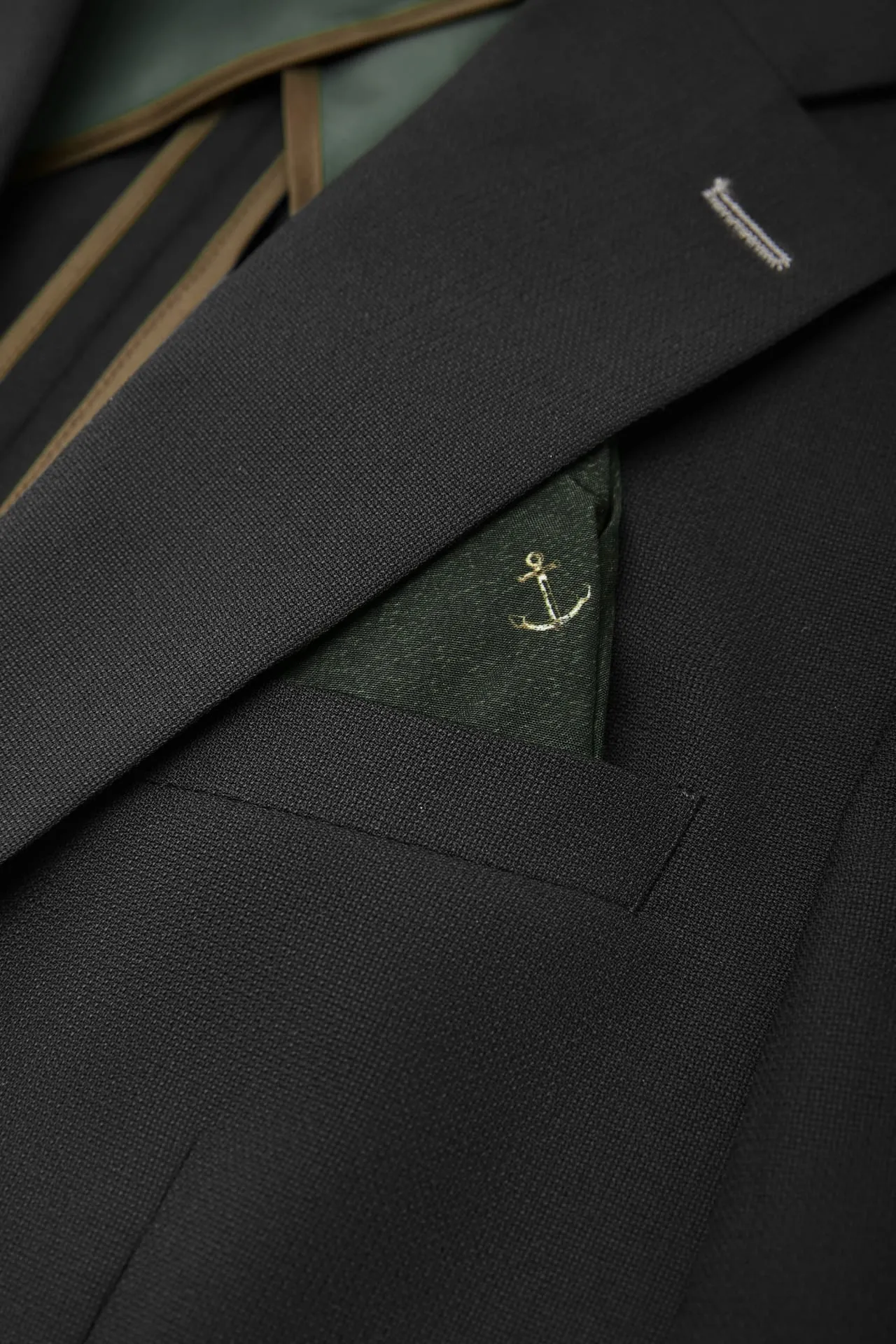 Wool Blend Smart Fit Texture Suit Blazer