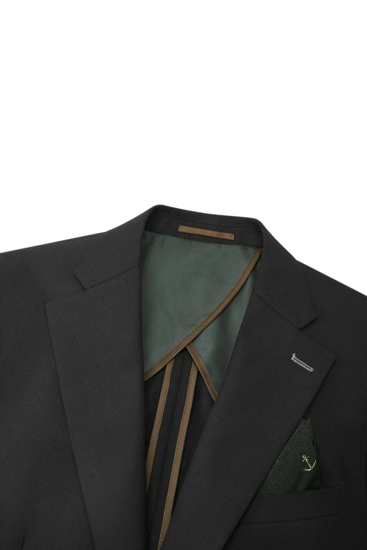 Wool Blend Smart Fit Texture Suit Blazer