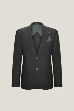 Wool Blend Smart Fit Texture Suit Blazer