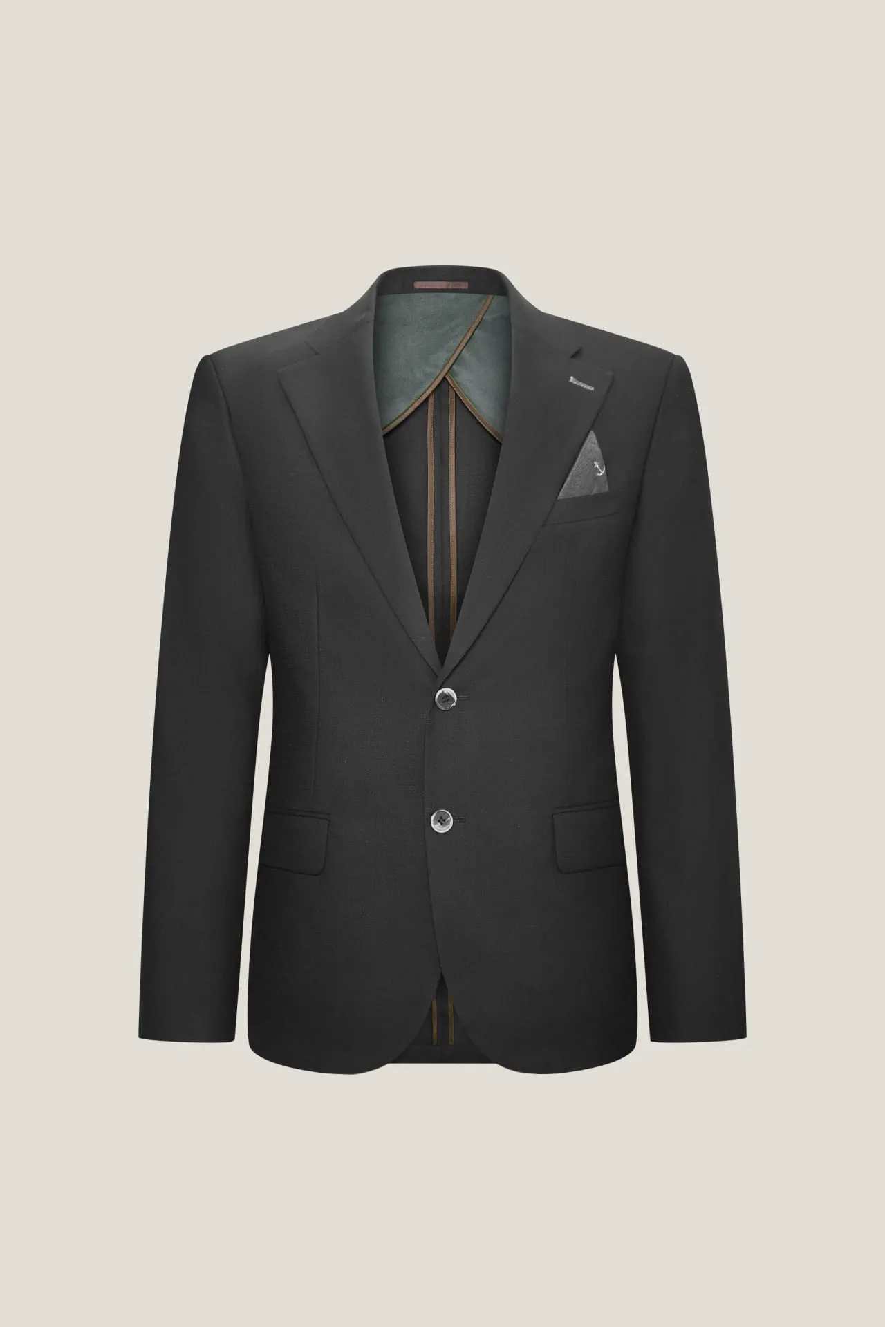 Wool Blend Smart Fit Texture Suit Blazer