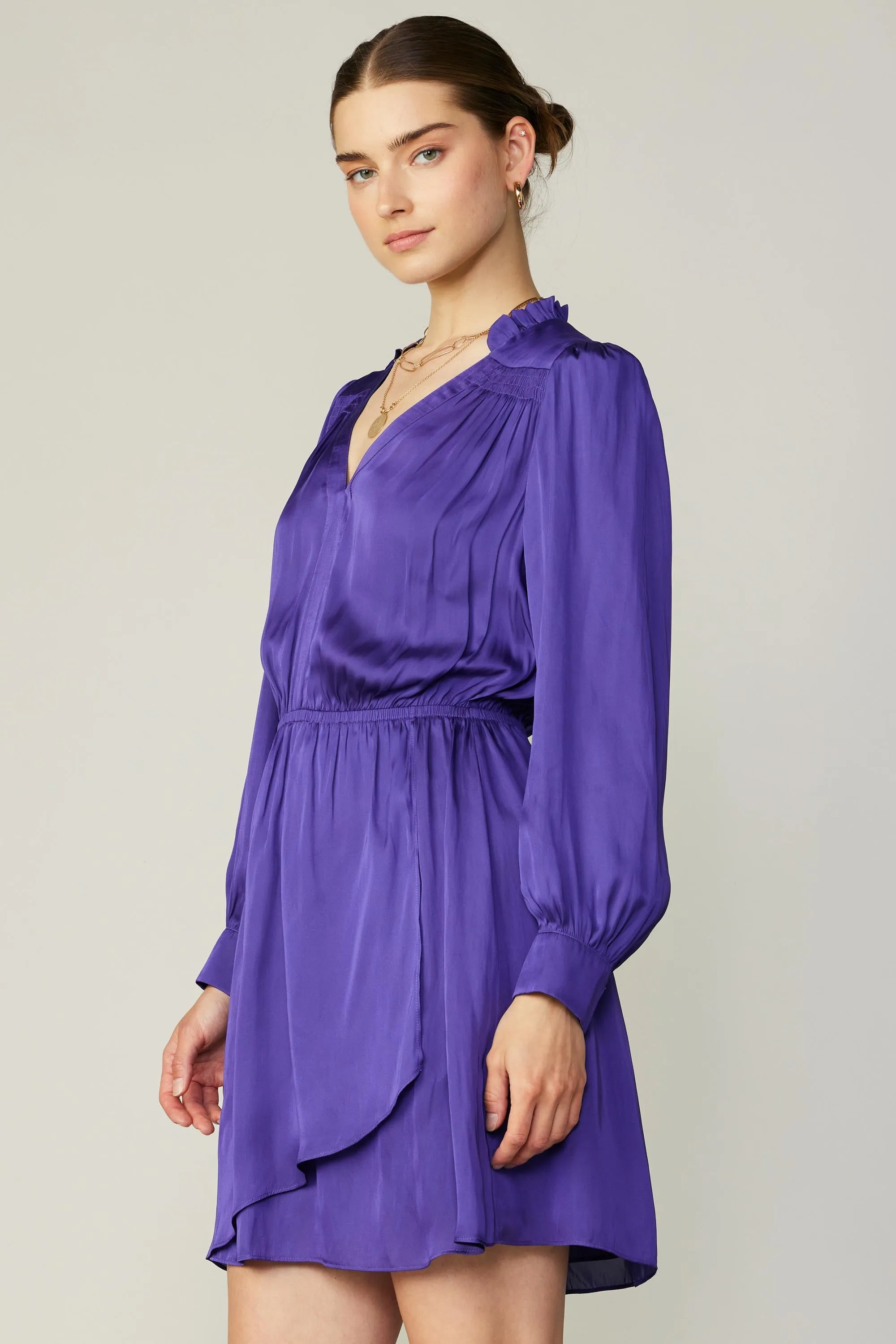 Wrapped Skirt Mini Dress