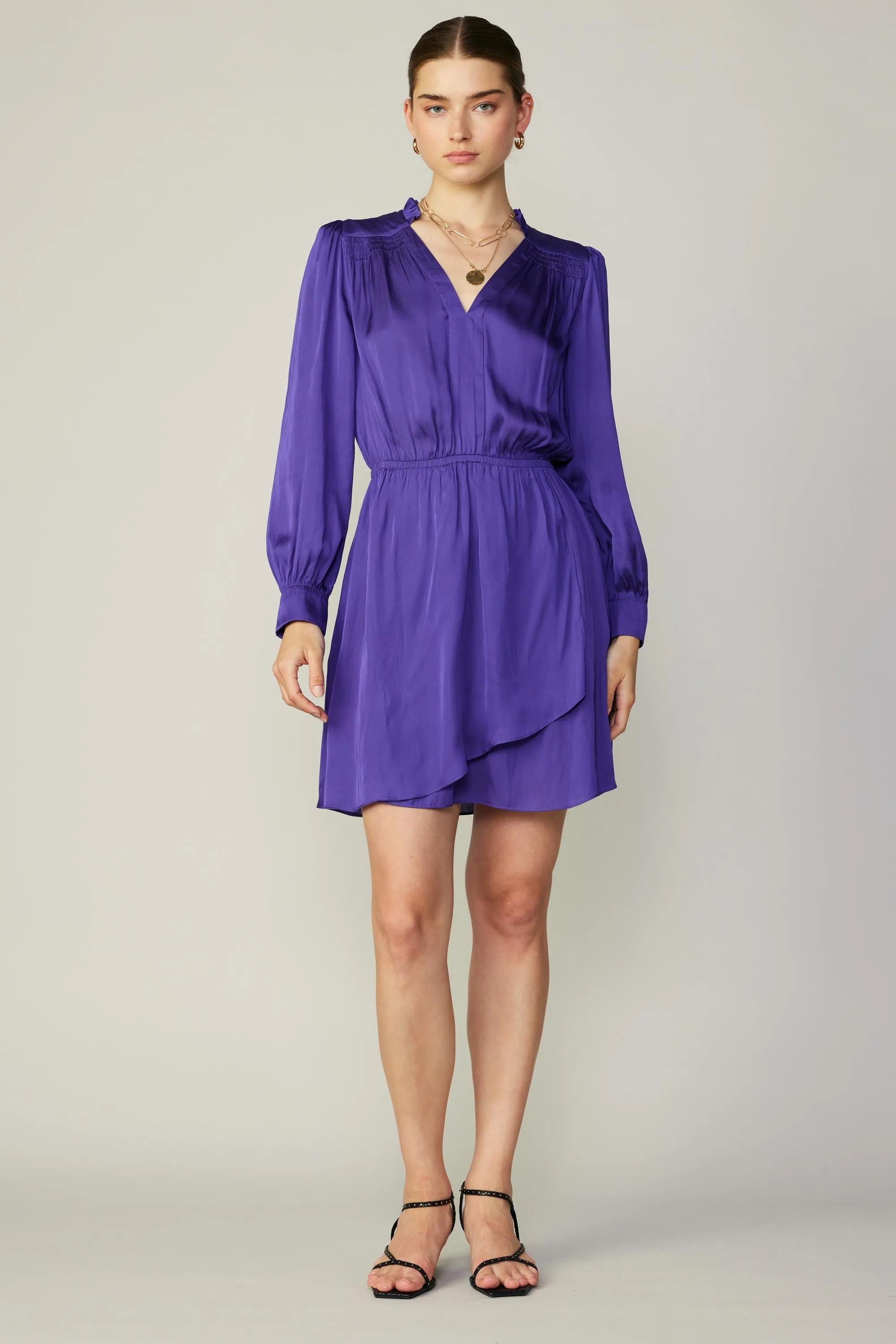 Wrapped Skirt Mini Dress